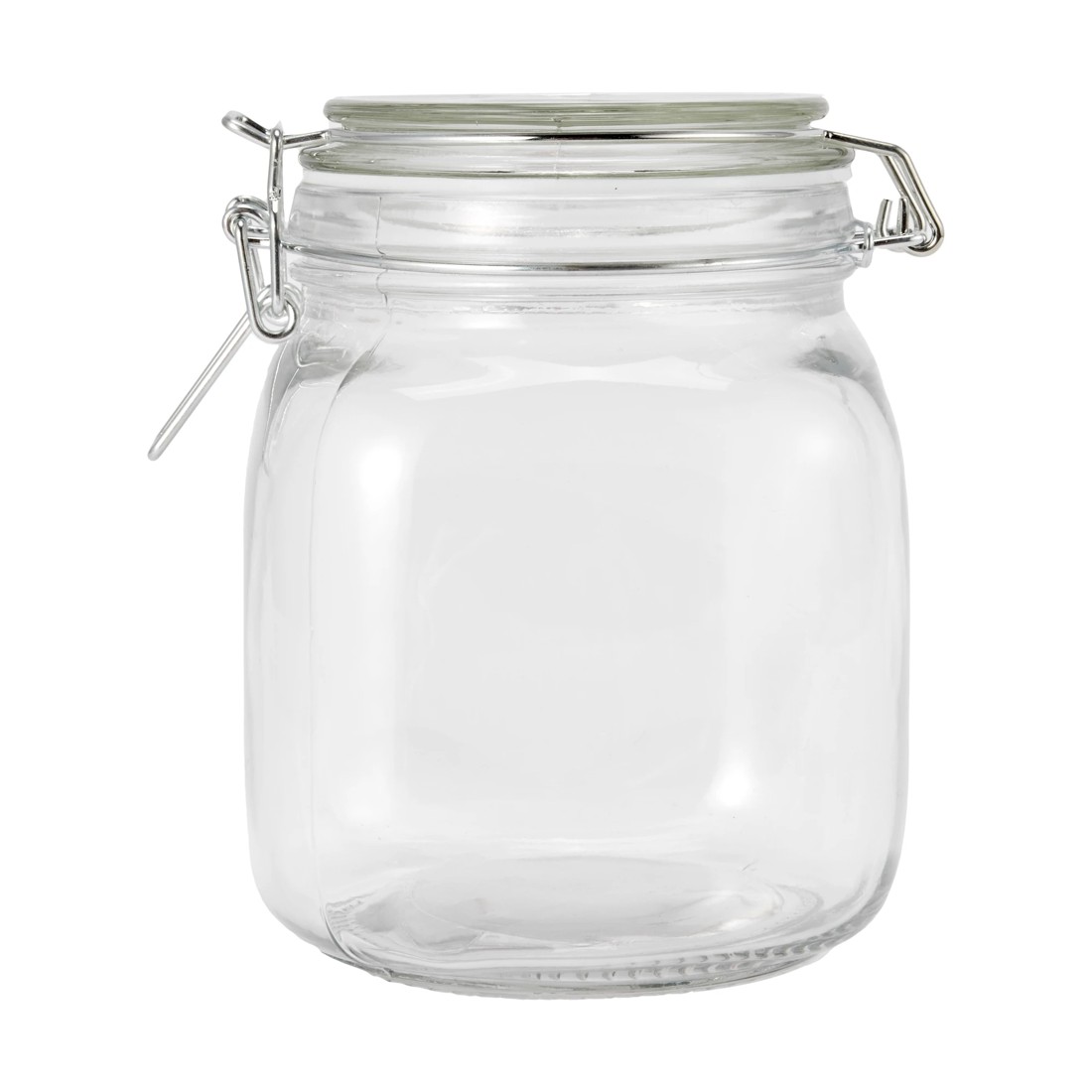 1 1L Clip Lid Glass Canister, 1 of 2
