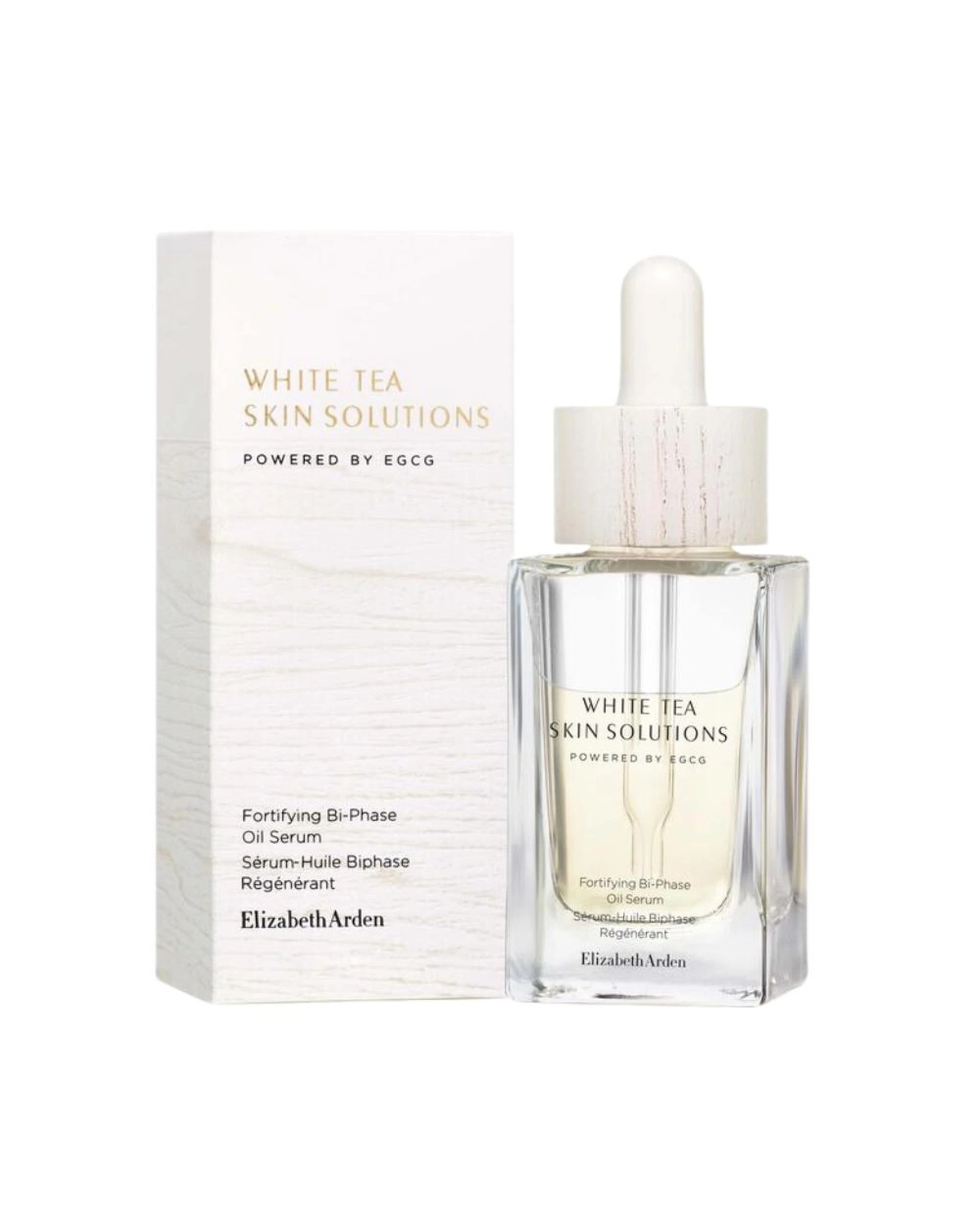 1 Elizabeth Arden White Tea Skin Solutions Fortifying Bi-Phase Oil Serum 30mL, 1 of 2