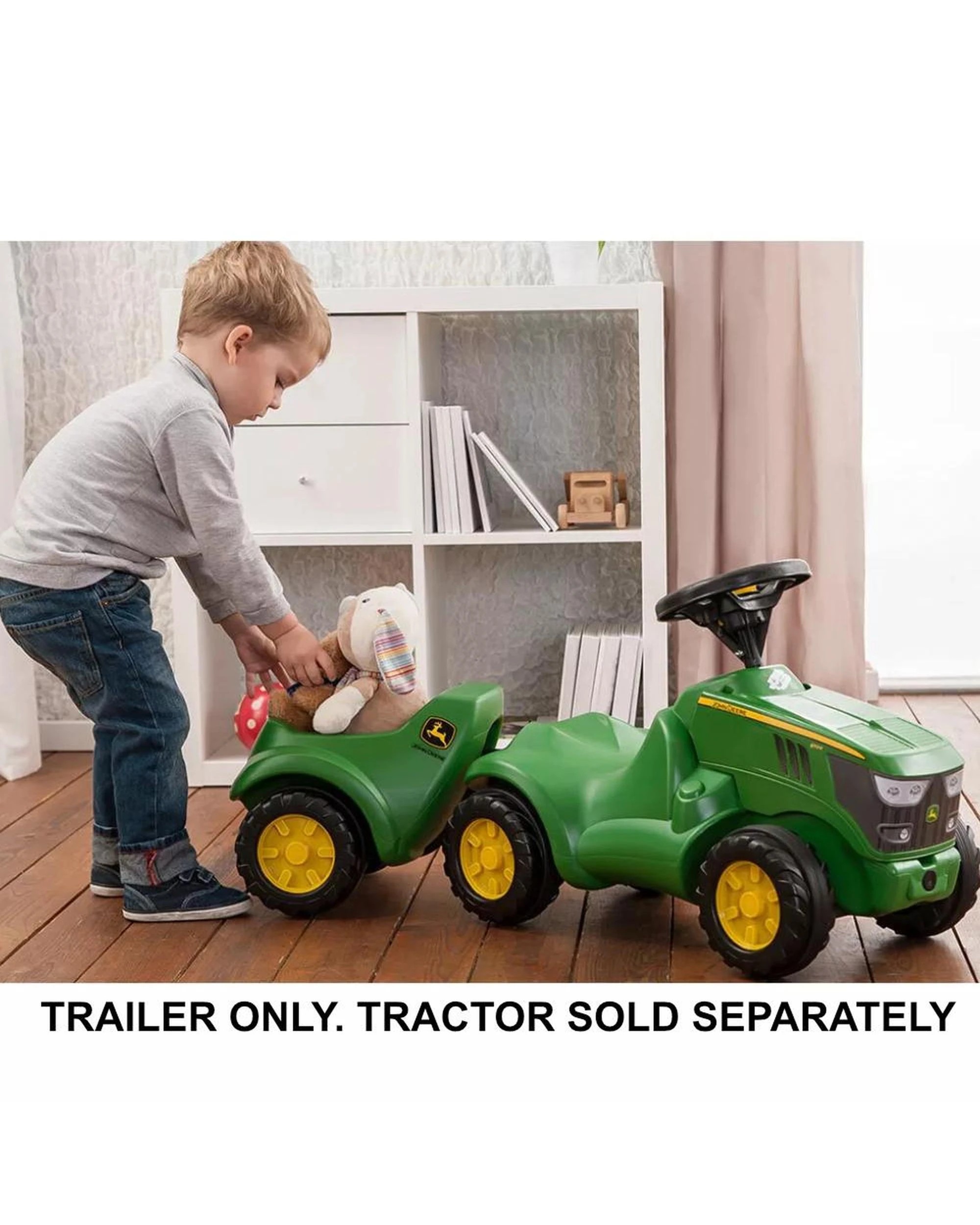 2 John Deere Rolly Mini Track Trailer Fits RT132072 Ages 1.5  4y, 2 of 2