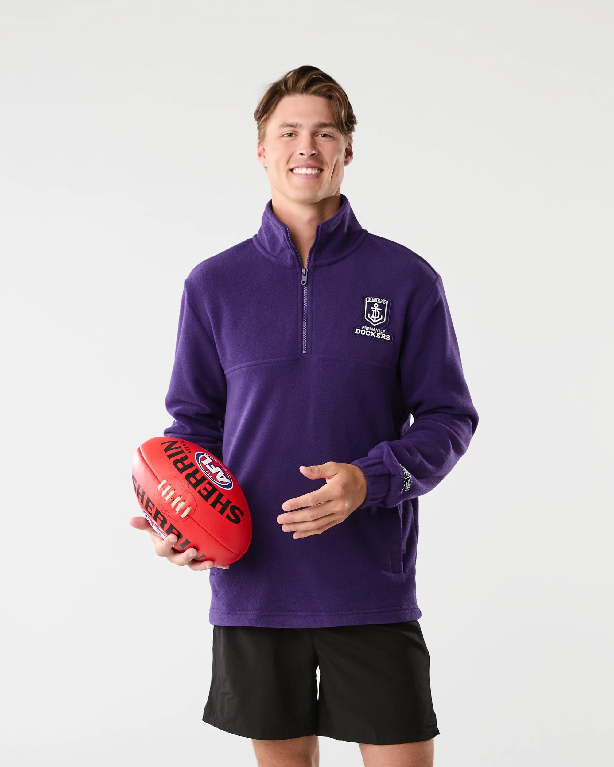 8 Official AFL Adult Polar Fleece Jacket Fremantle, 8 of 9