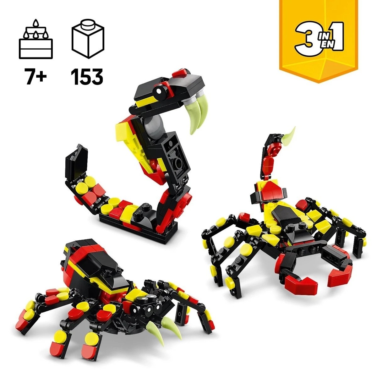 4 LEGO Creator Wild Animals: Surprising Spider 31159, 4 of 10