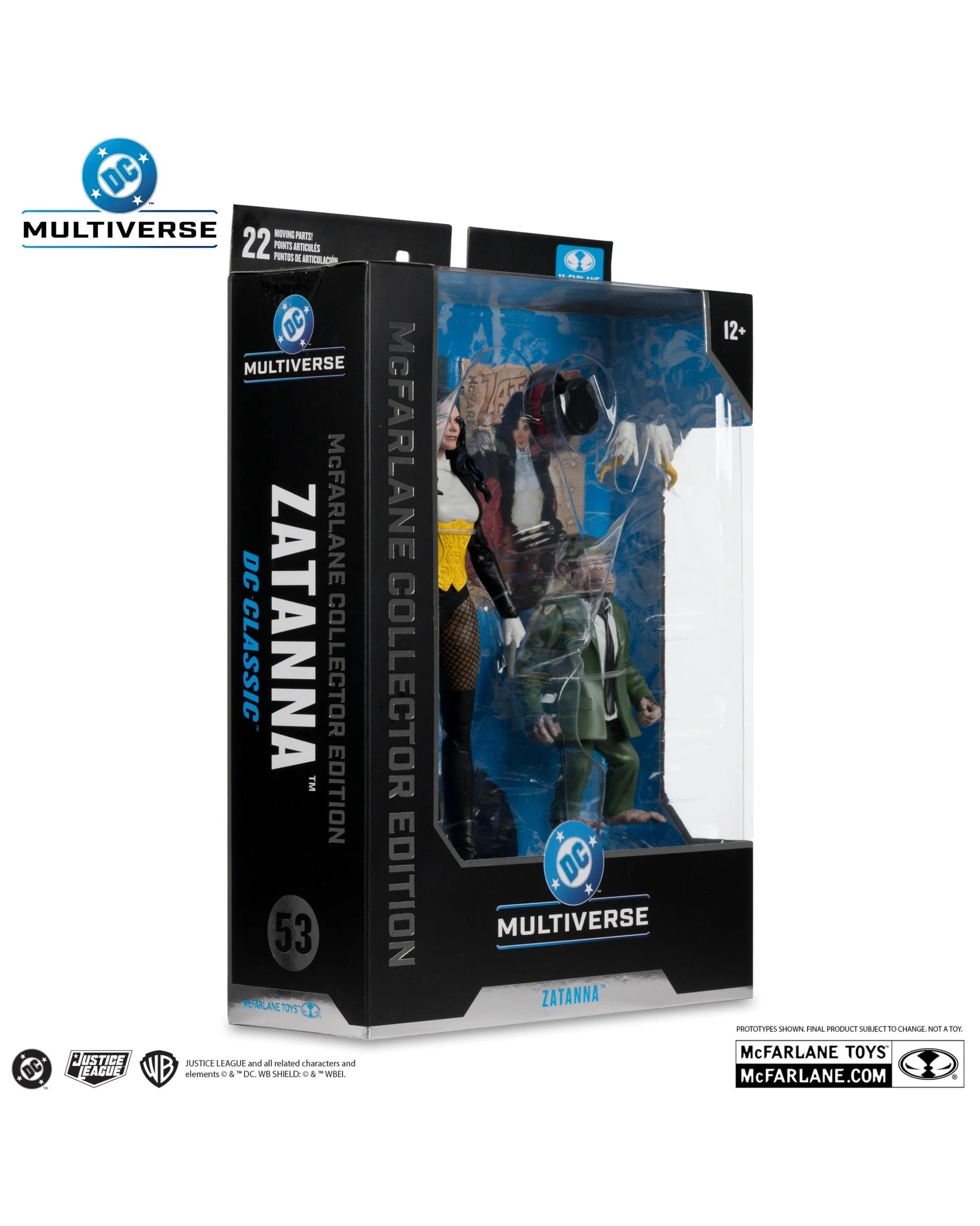 9 DC Multiverse Zatanna with Detective Chimp DC Classics McFarlane Collector Edition #53 7 inch Action Figure, 9 of 10