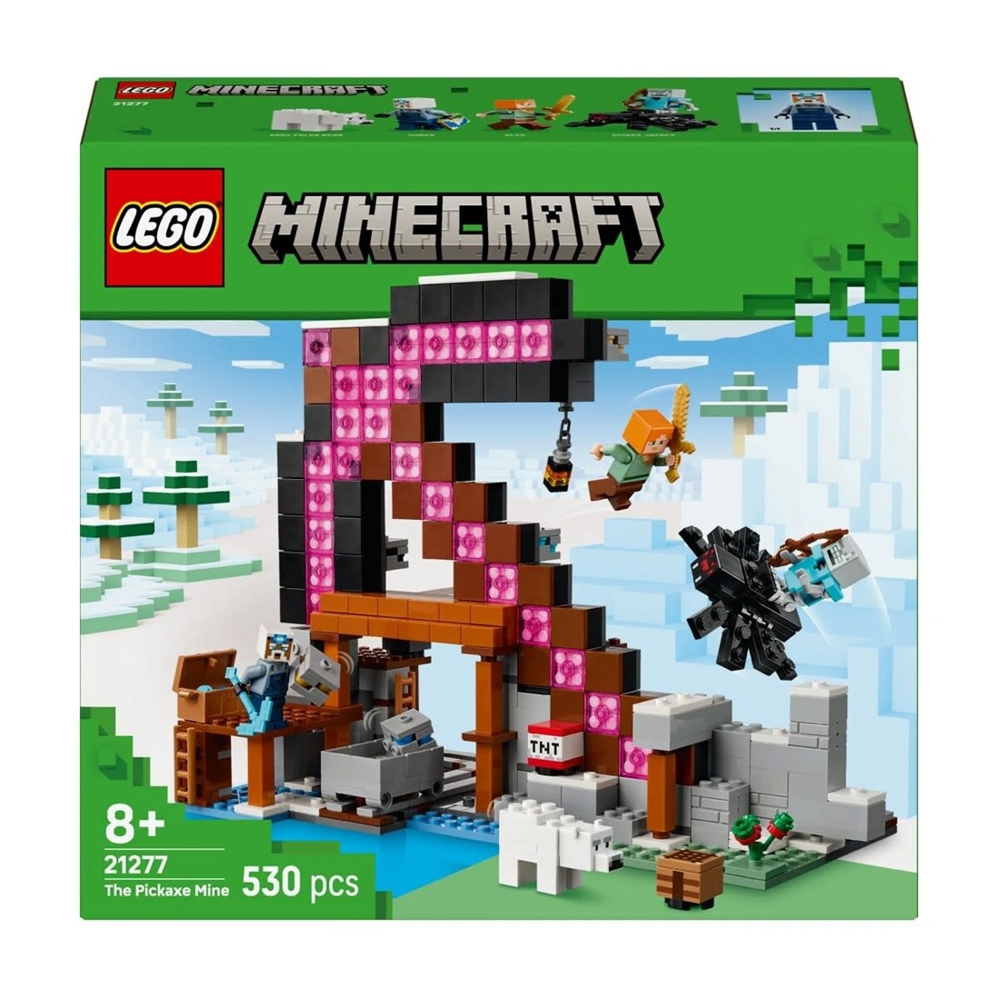 1 LEGO Minecraft The Pickaxe Mine 21277, 1 of 10