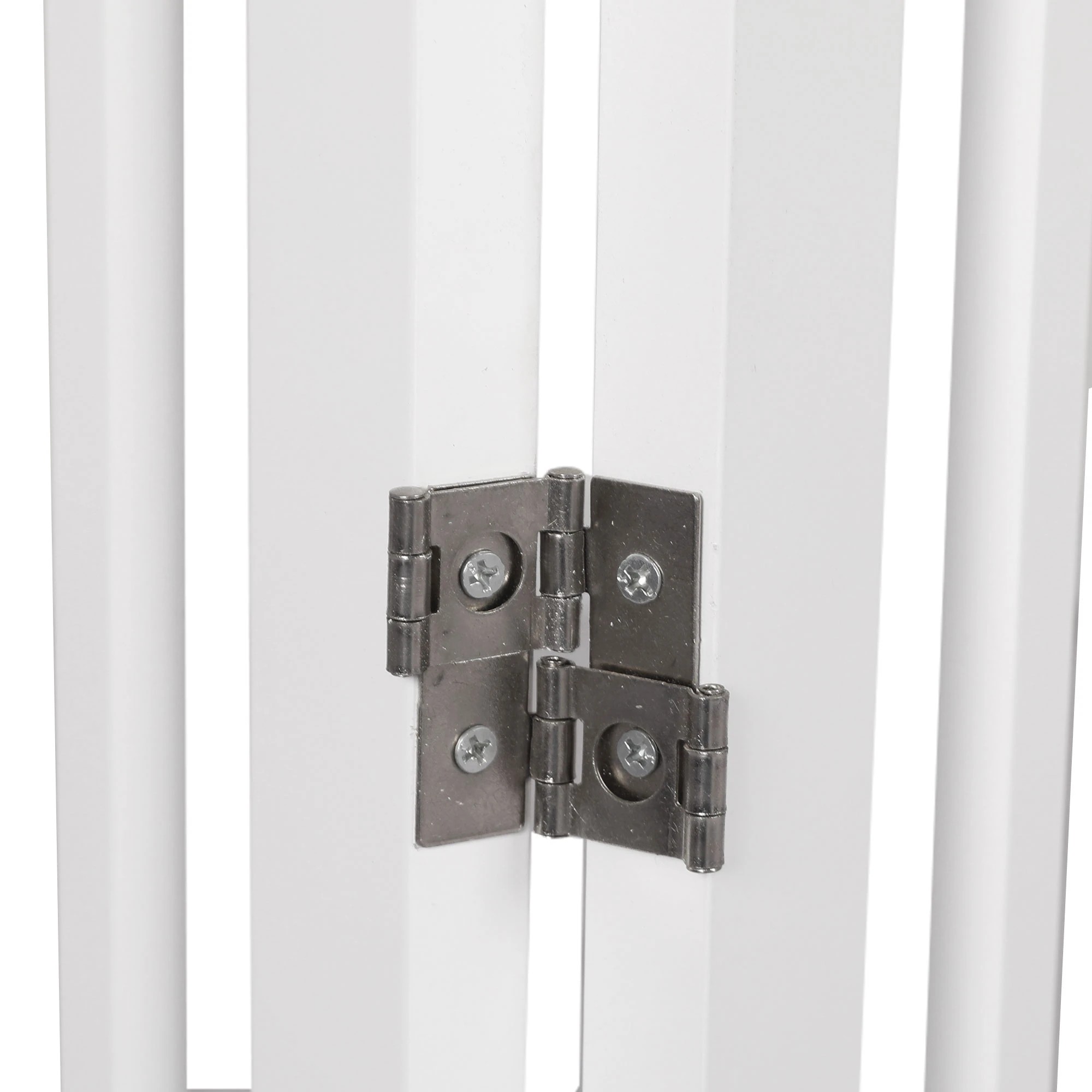 6 Pawz 4 Panel Foldable Pet Gate In Colour - White, 6 of 7