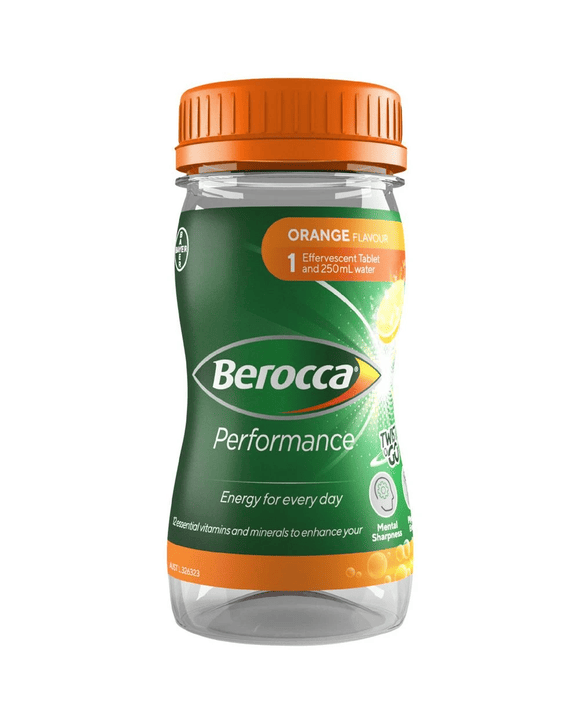 Berocca Twist N Go Energy Vitamin Drink, Orange, 250 ml