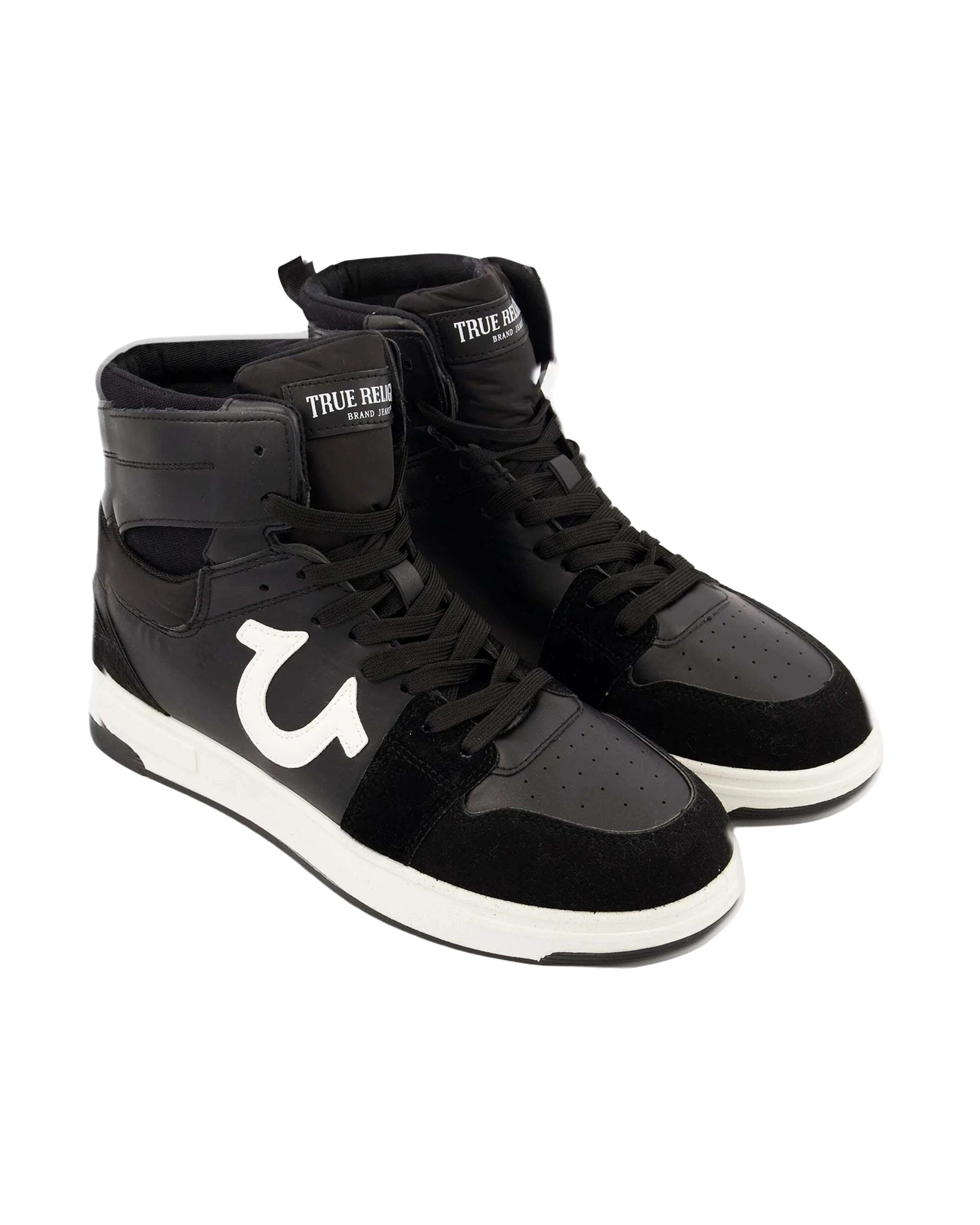 1 True Religion Mateo Casual Sneakers Synthetic Leather Shoes - 9.5 - Black, 1 of 4