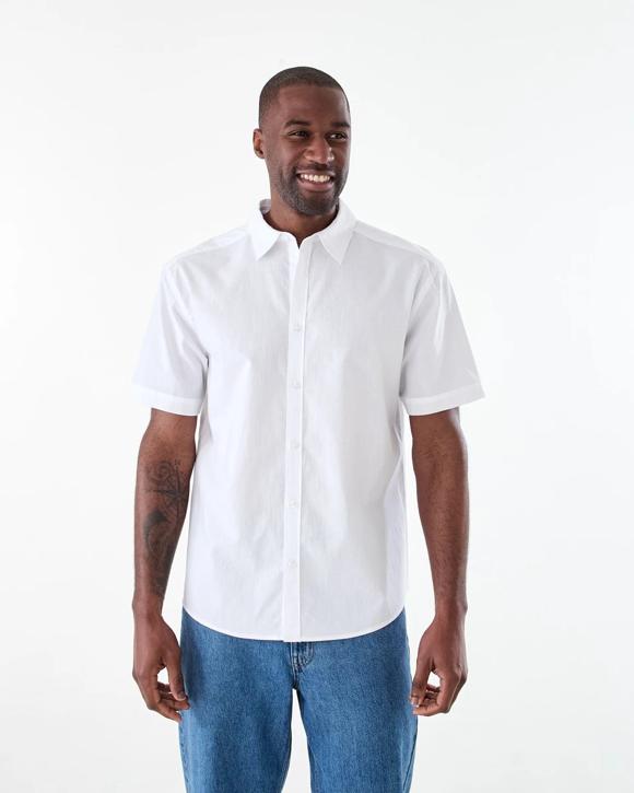 Short Sleeve Cotton Linen Shirt