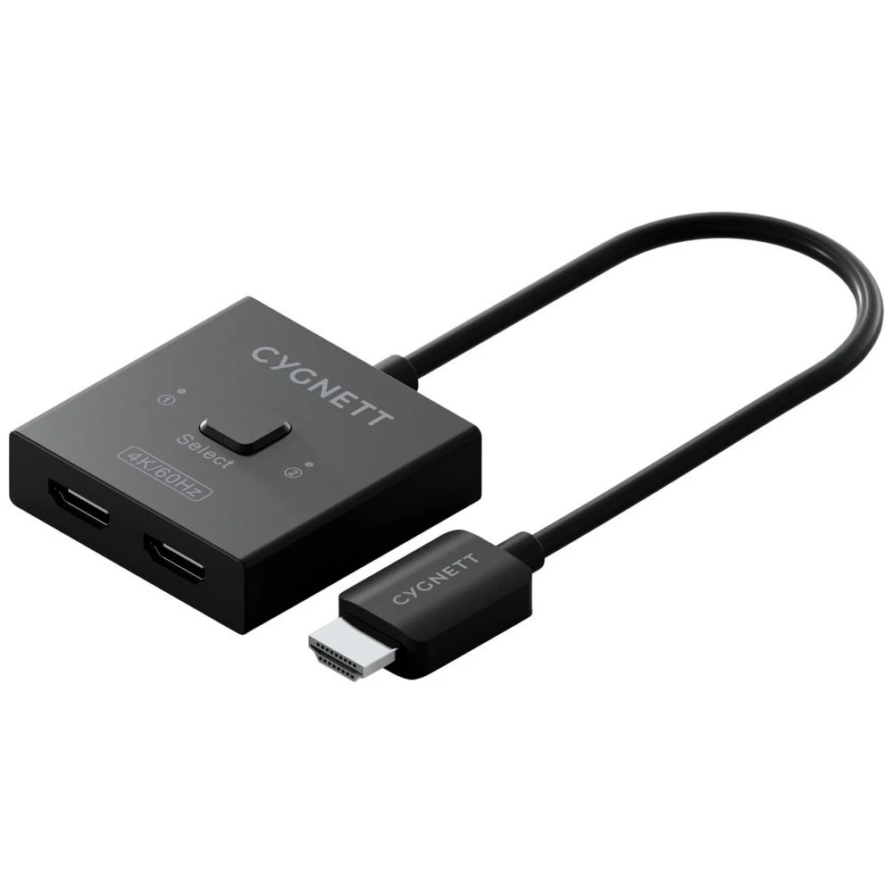 1 Cygnett Unite 2-in-1 Bi-Directional Dual HDMI Switch 50cm, 1 of 6
