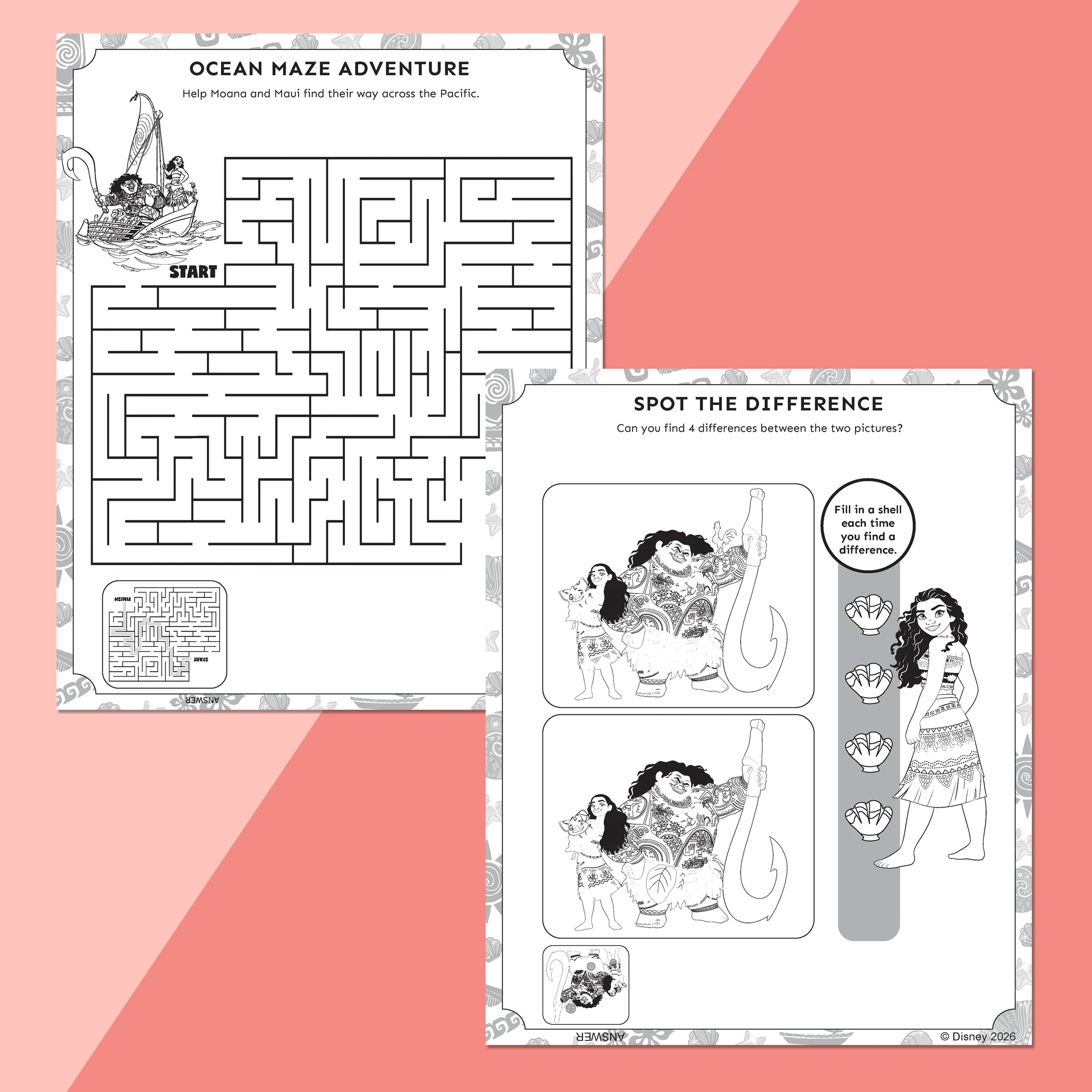 4 Scratch Surprise: Disney Moana - Book, 4 of 5