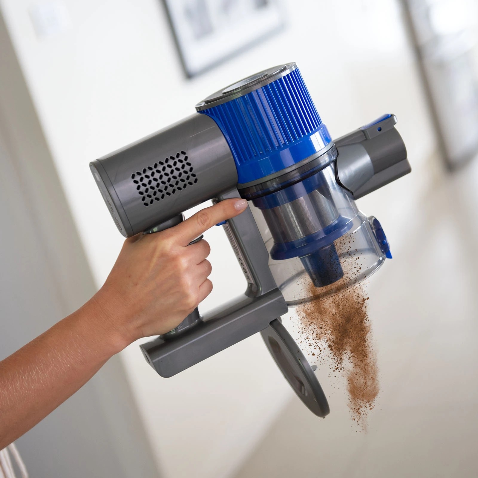 10 MyGenie Fusion Pro H20 Stick Vacuum 3-In-1 Mop Cordless Handheld Strong Suction - Blue, 10 of 10