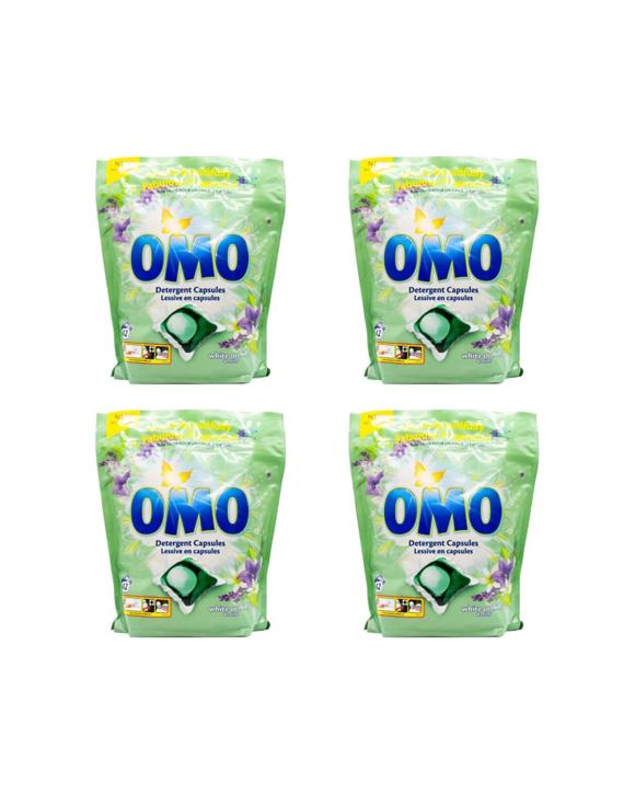 Omo Detergent Laundry Capsules 4 x 42pc PreMeasured Effective Cleaning