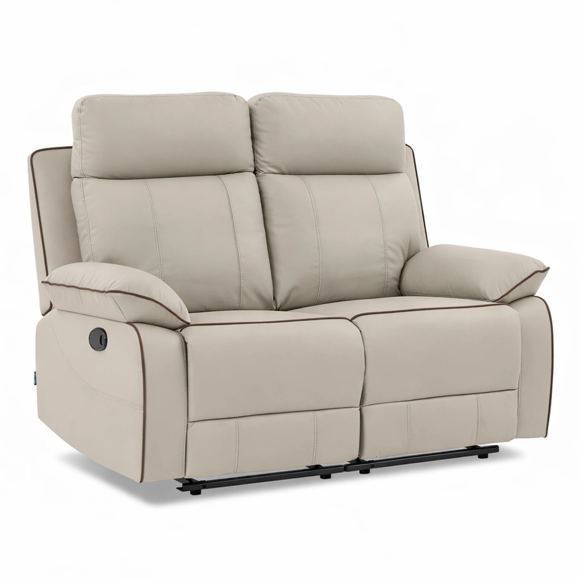 1 Foret 2seater Sofa Lounge Convertible Couch Furniture Ottoman Chaise Recliner, 1 of 5