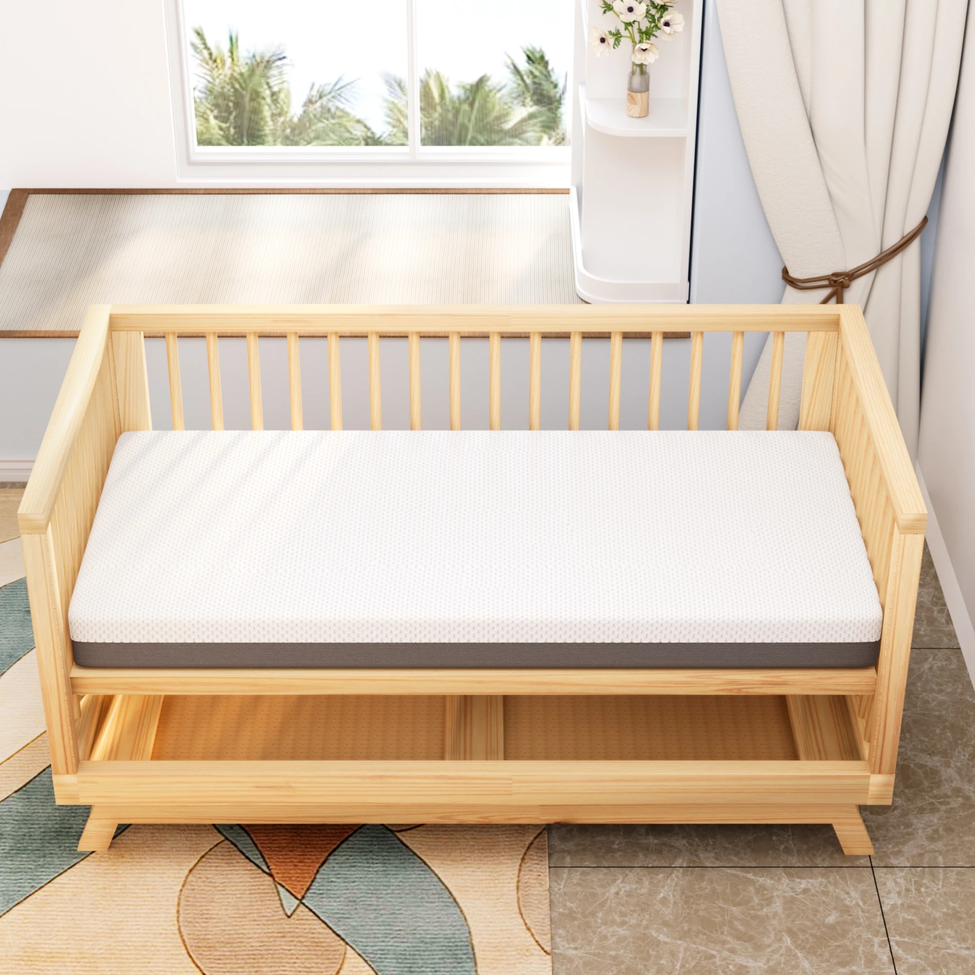 7 Dreamz Baby Cot Mattress 130x70x13cm, 7 of 7