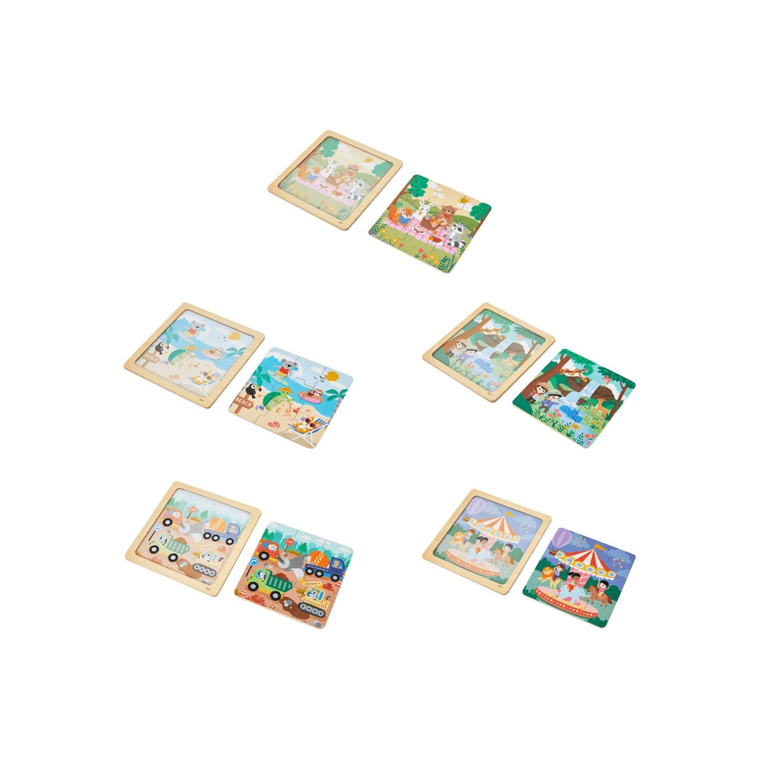 2 9 Piece Wooden Puzzle - Assorted, 2 of 5