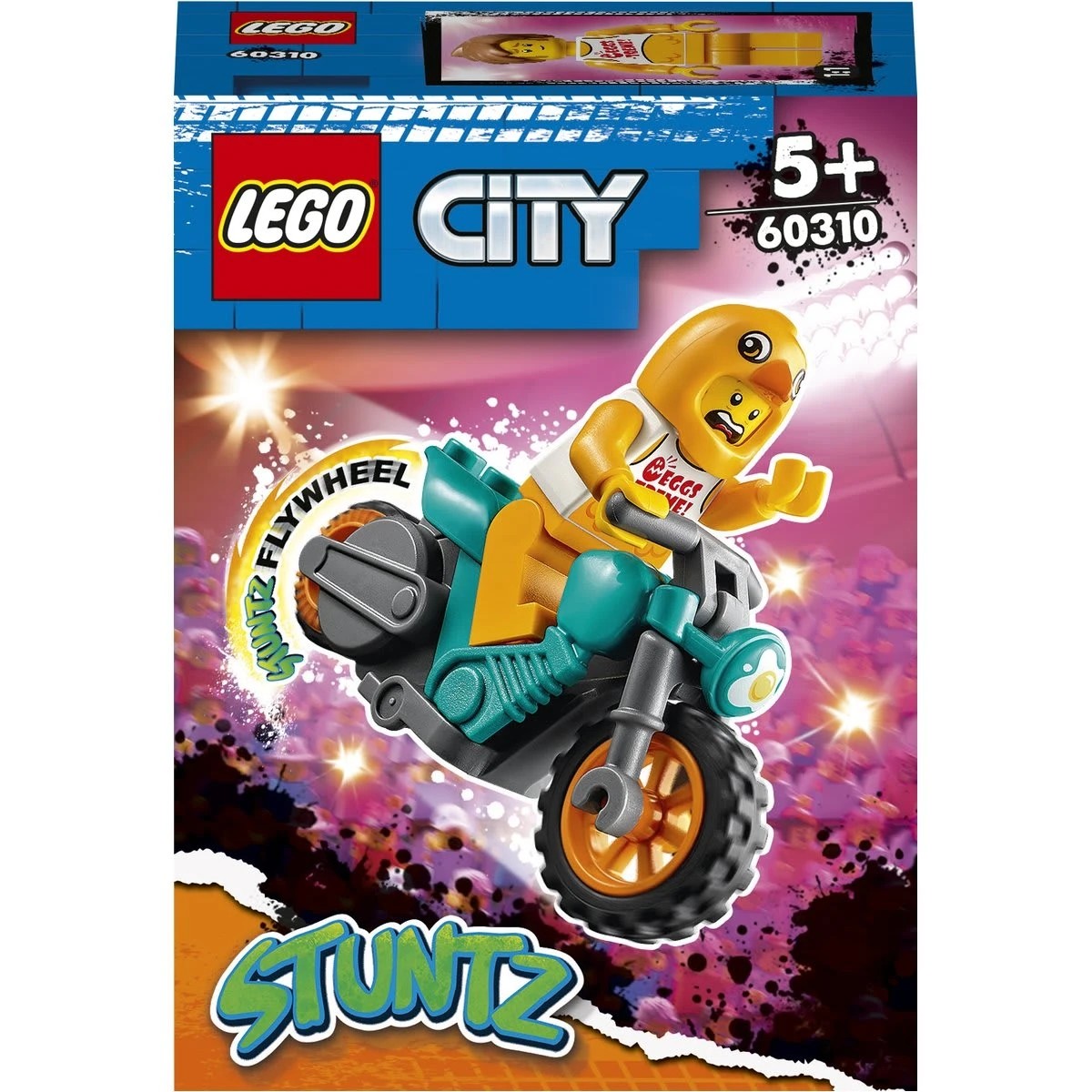 1 LEGO City Stunt Chicken Stunt Bike 60310, 1 of 8