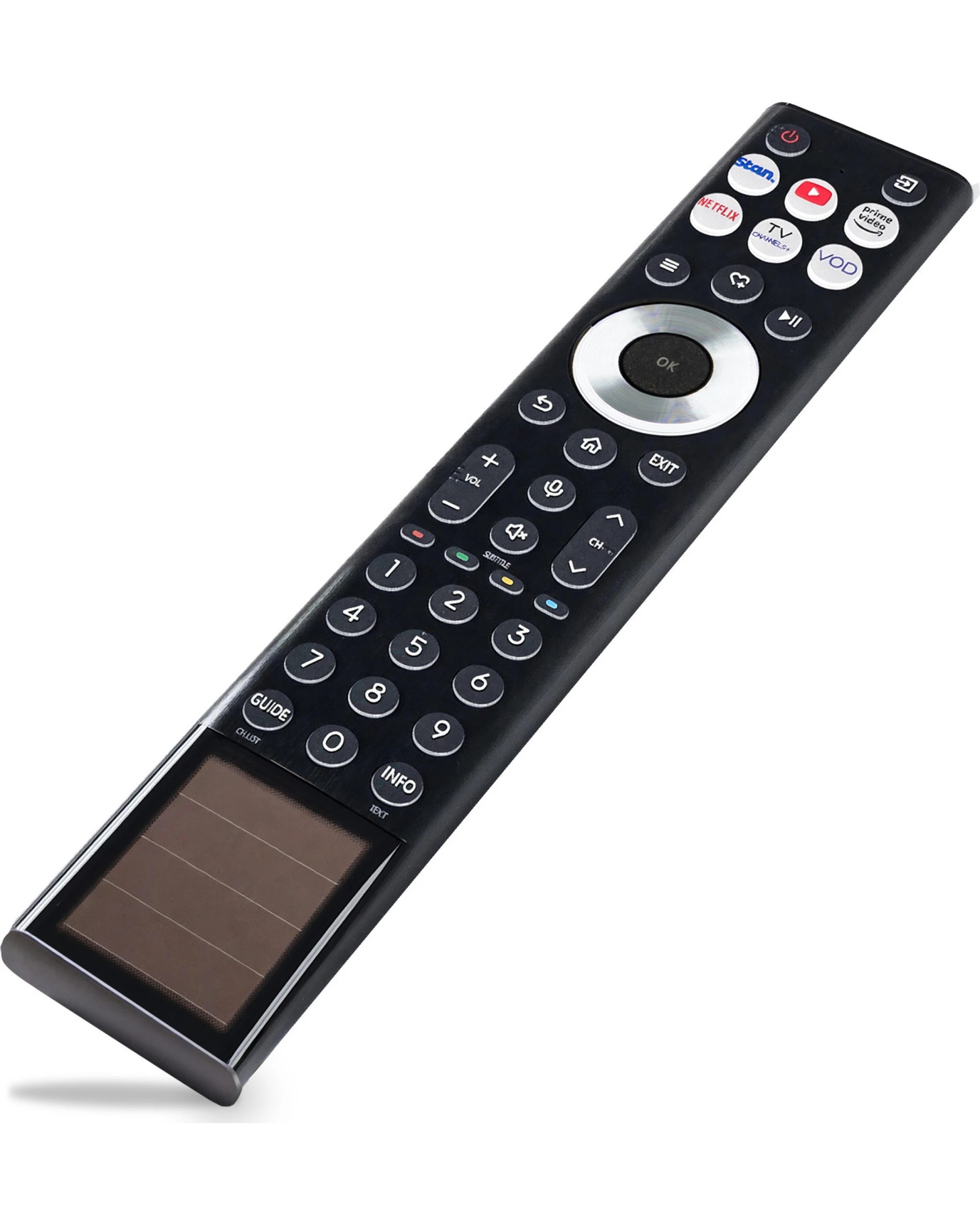 4 Hisense ERF6J66H Genuine Original Solar Powered TV Remote Control - Black, 4 of 6