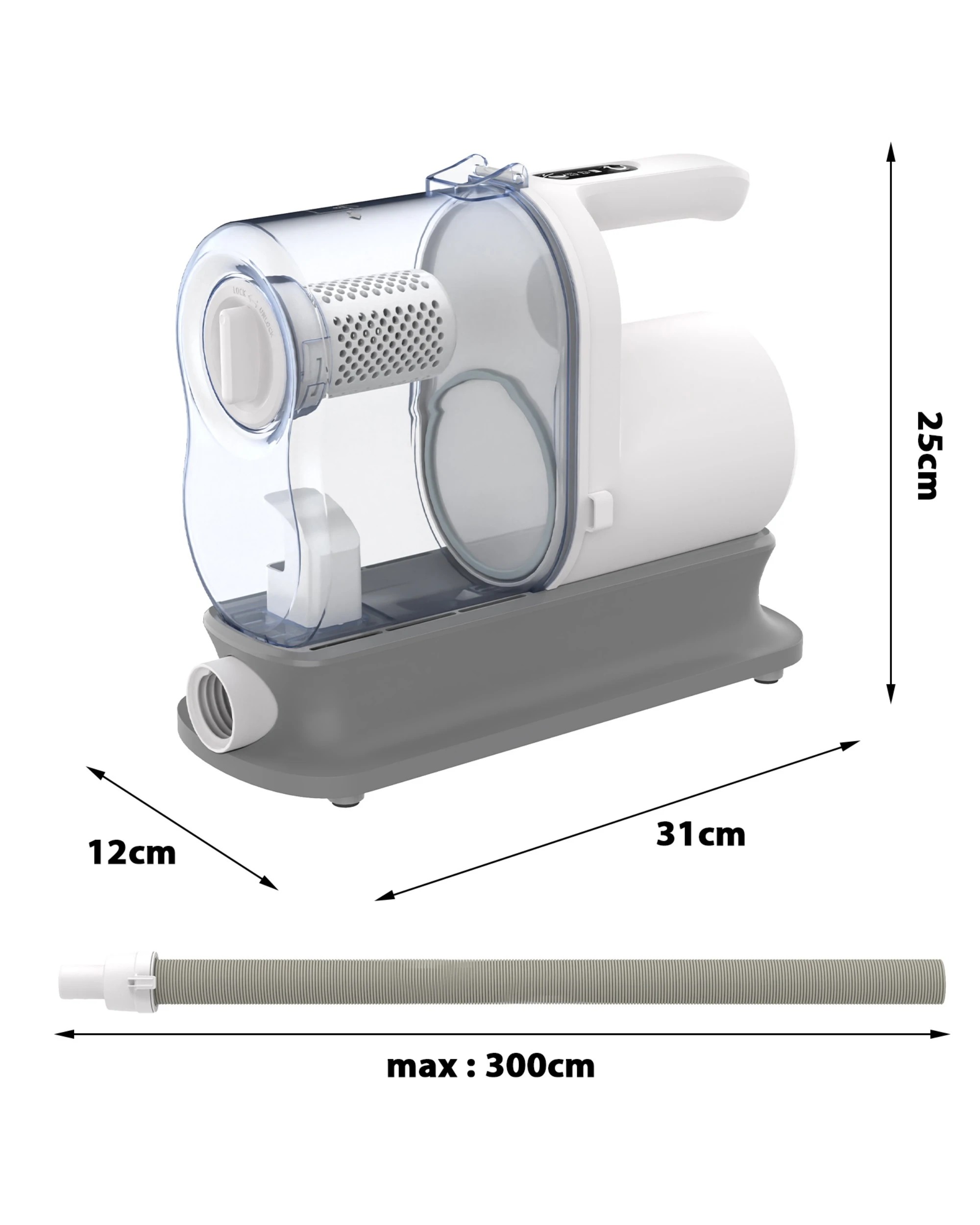 8 Advwin 5in1 Pet Grooming Vacuum Kit, 8 of 8