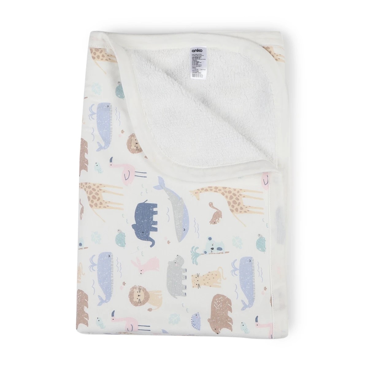 1 Jersey Plush Blanket - Animals, 1 of 5
