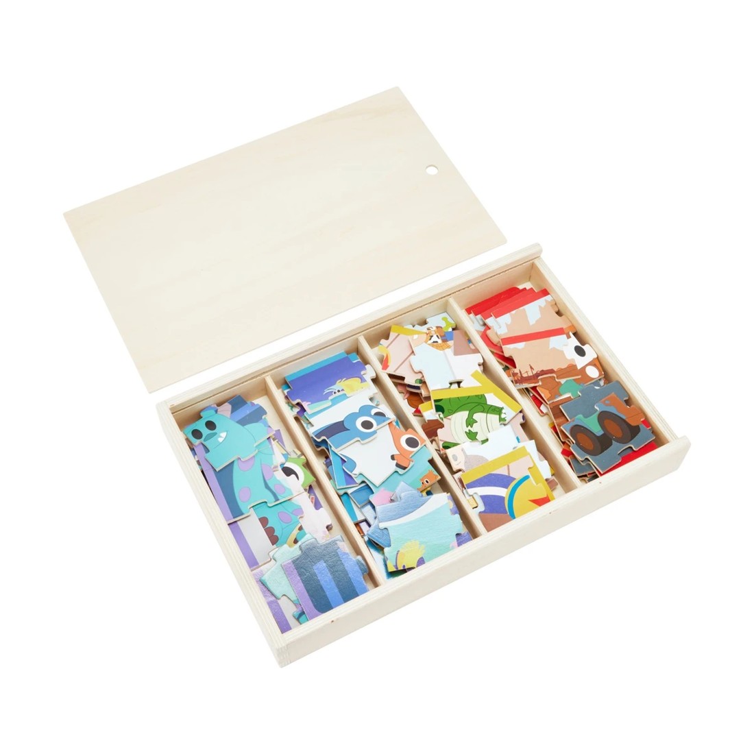 4 Disney Pixar Wooden Toys Puzzle Gift Set, 4 of 7