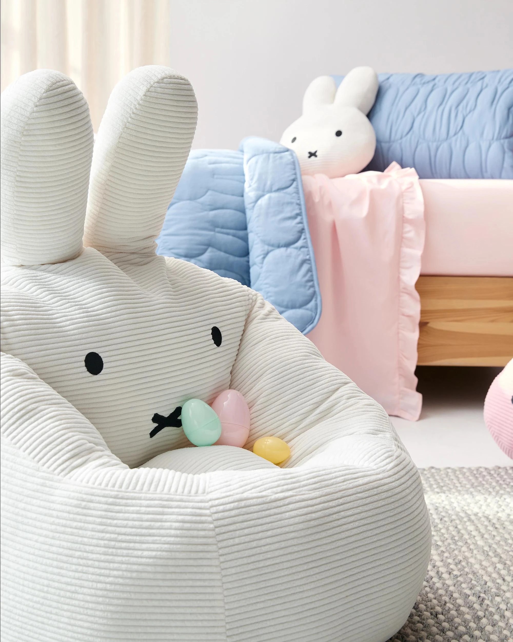 1 Miffy Reading Cushion - Medium - Natural, 1 of 2