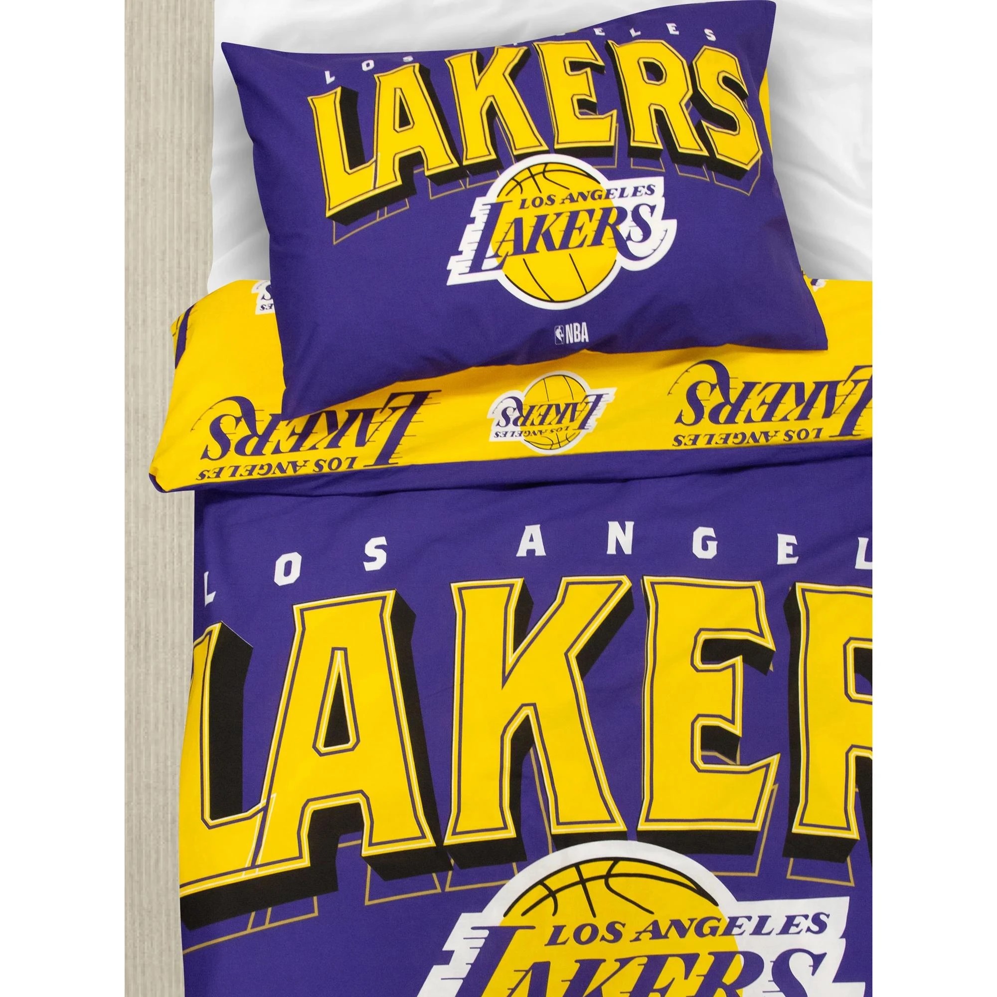 1 NBA LA Lakers quilt cover set - Queen Bed - Purple, 1 of 1