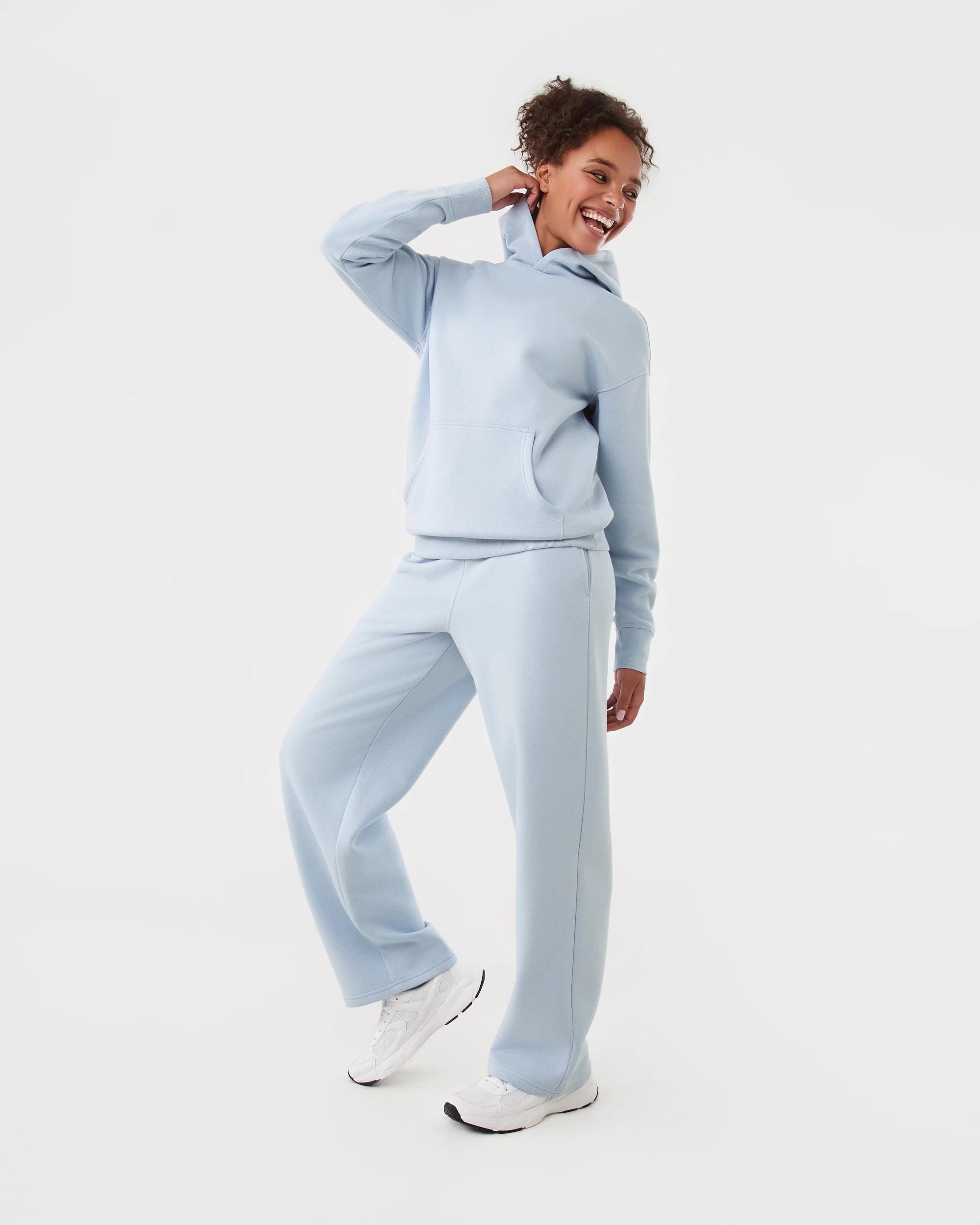 3 Active Womens Essential Oversized Hoodie Seashell, 3 of 7