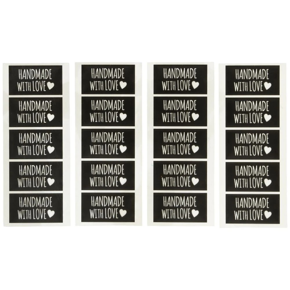 2 Born Stickers Handmade With Love, 2 of 2