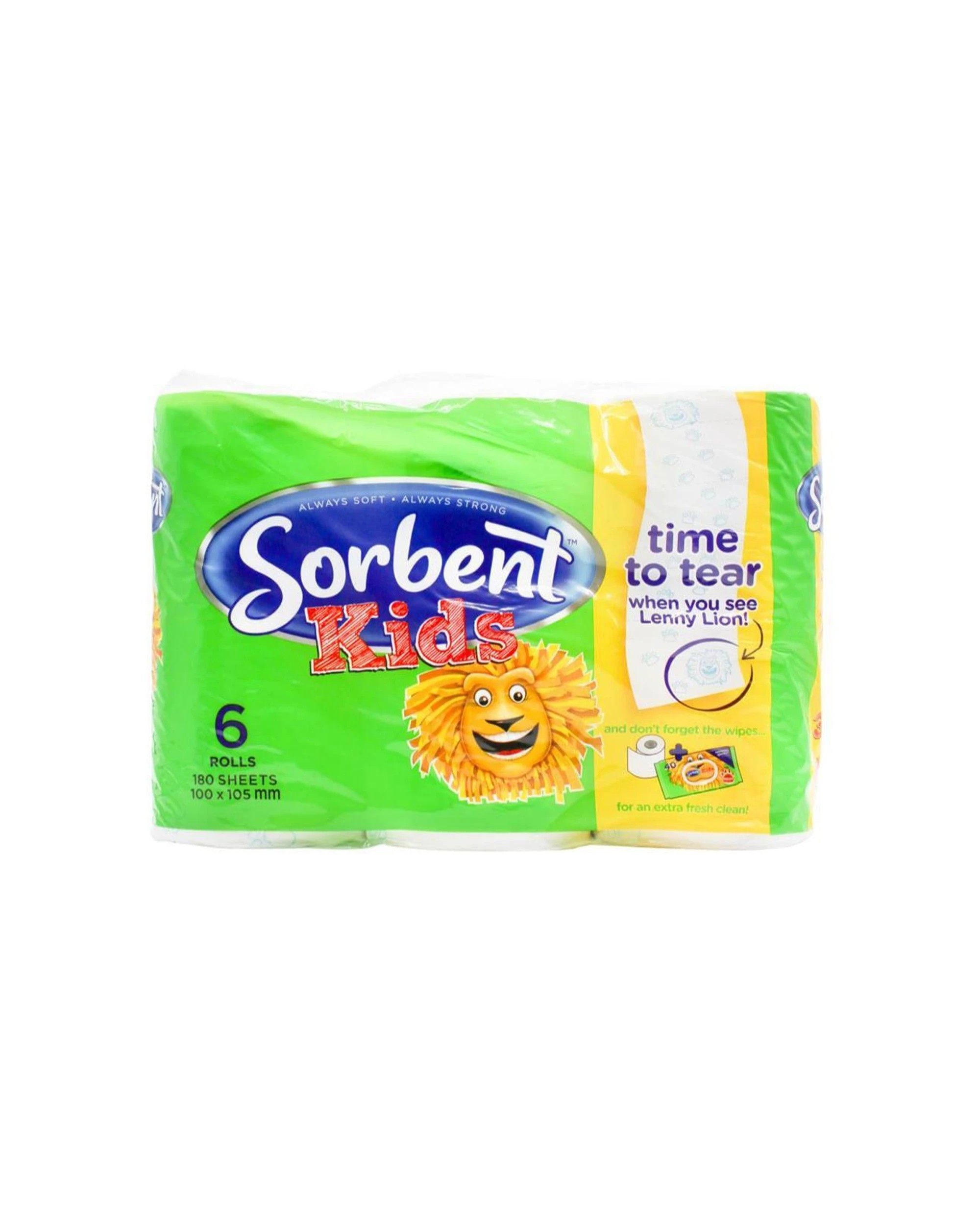 2 Sorbent 16x 6pc Kids Toilet Paper Soft Rolls 180-Sheets Pack - Multi, 2 of 5