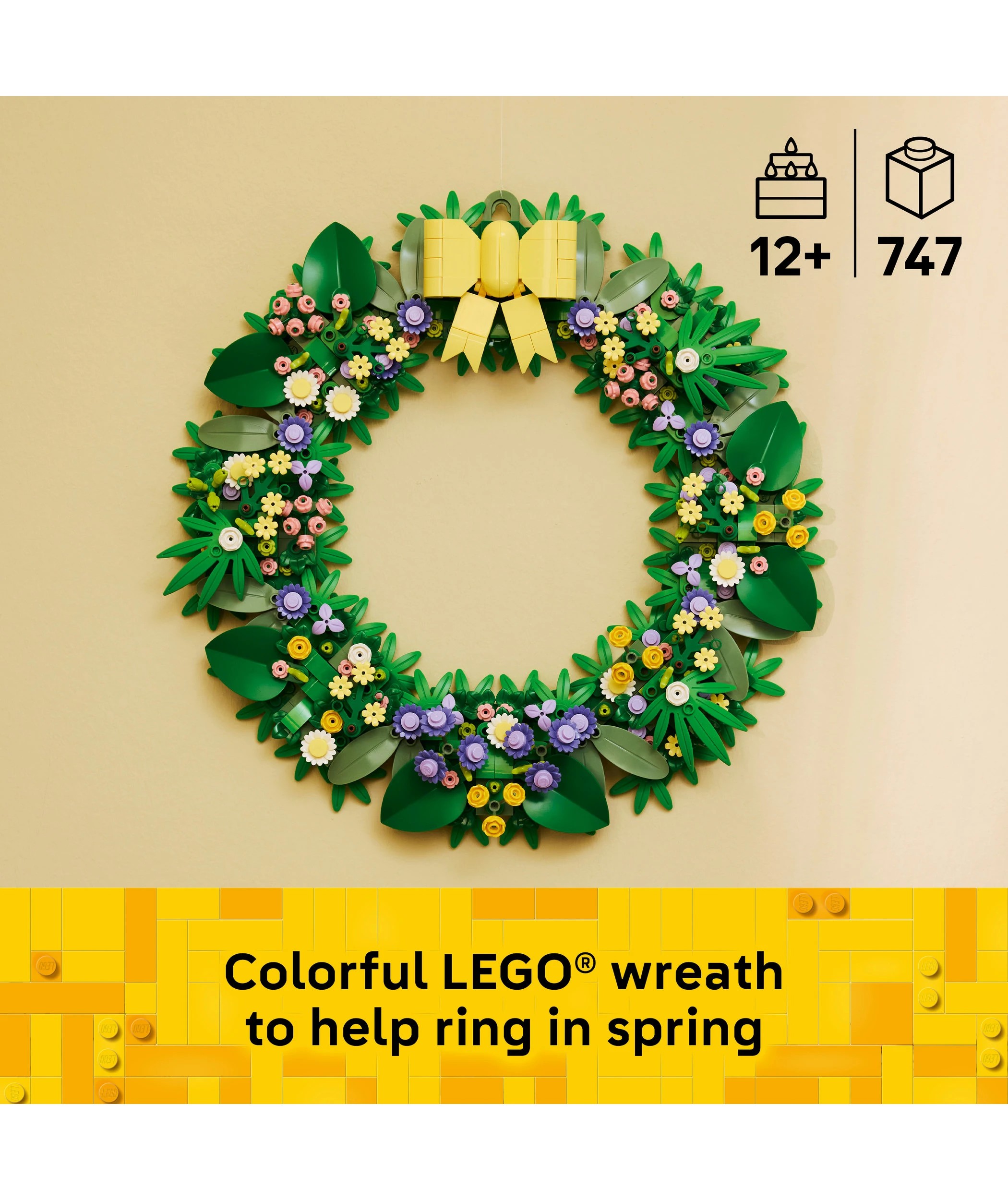 3 LEGO Iconic Spring Wreath 40957, 3 of 10