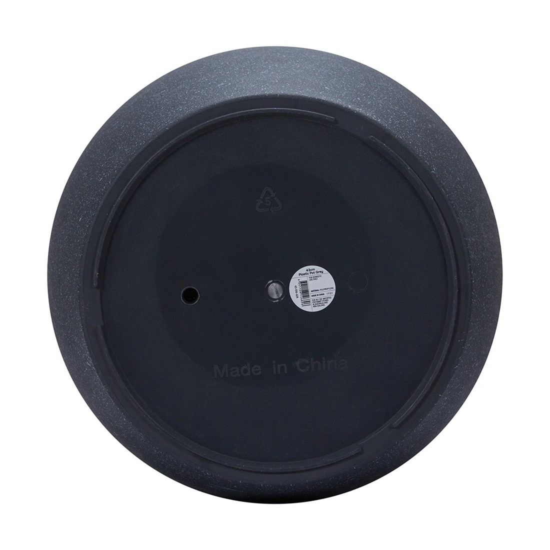 4 43cm Textured Pot - Grey, 4 of 4