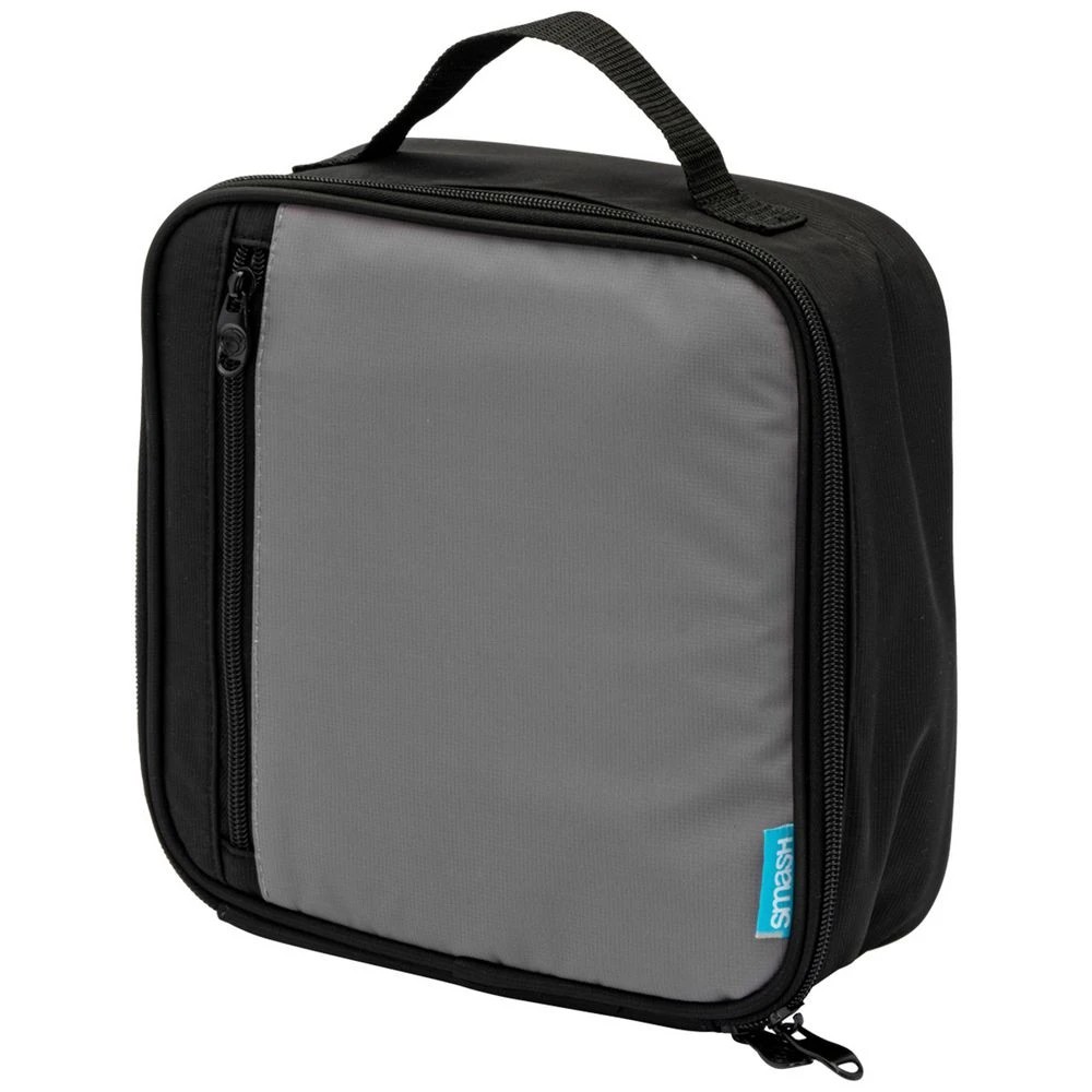 1 Smash Square Pocket Lunch Case Grey/Black, 1 of 4