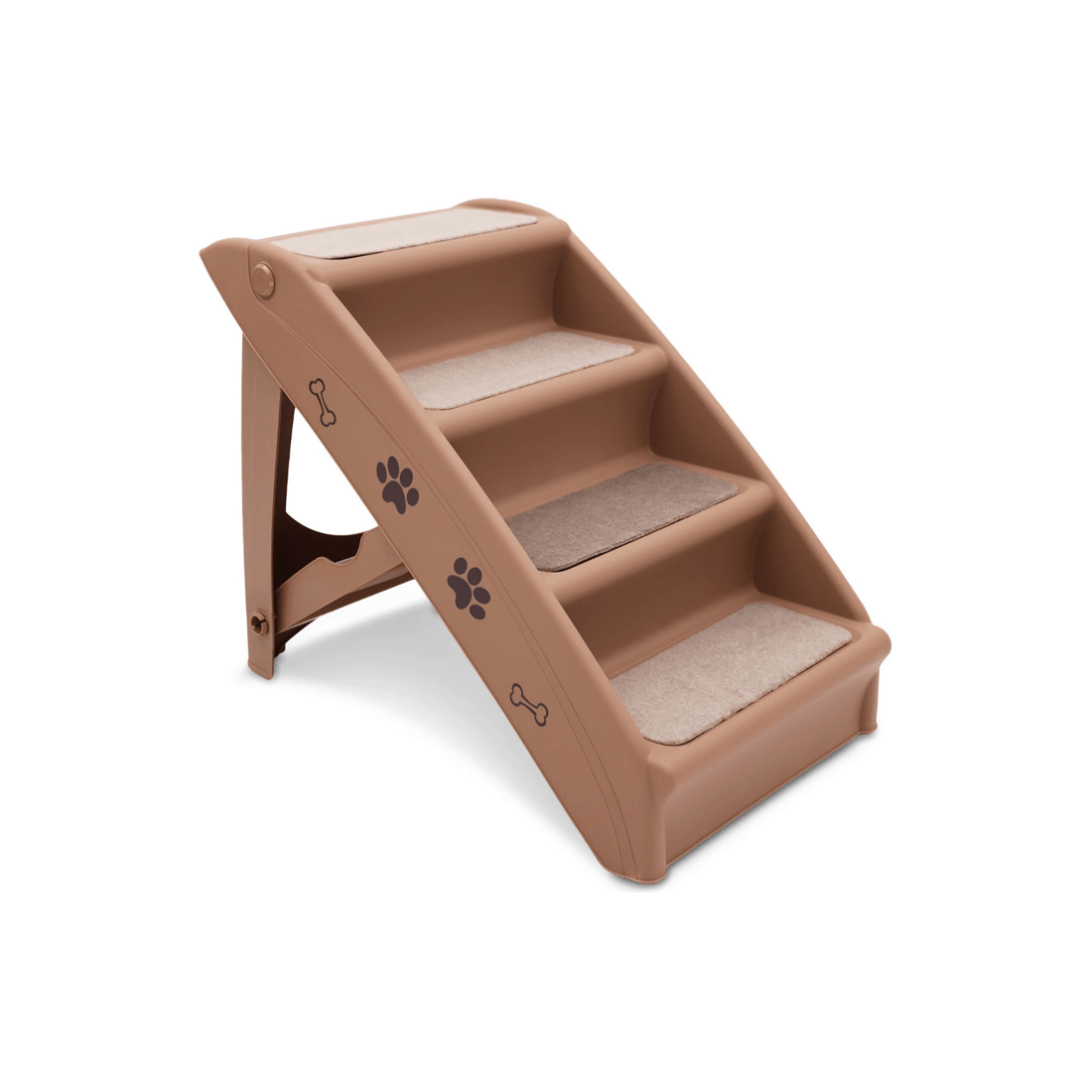 1 Furtastic Foldable Pet Stairs 50cm Dog Ladder Cat Ramp with Non-Slip Mat for Indoor Outdoor, 1 of 4