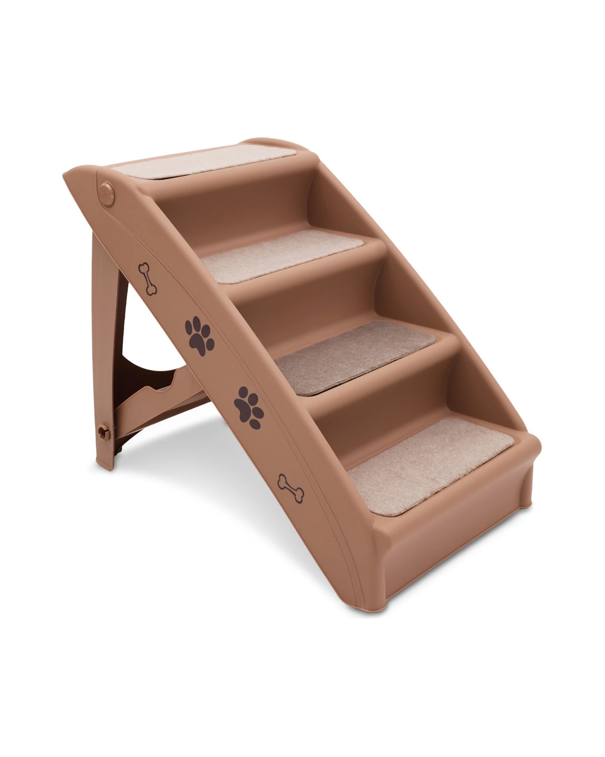 1 Furtastic Foldable Pet Stairs 50cm Dog Ladder Cat Ramp with Non-Slip Mat for Indoor Outdoor, 1 of 4