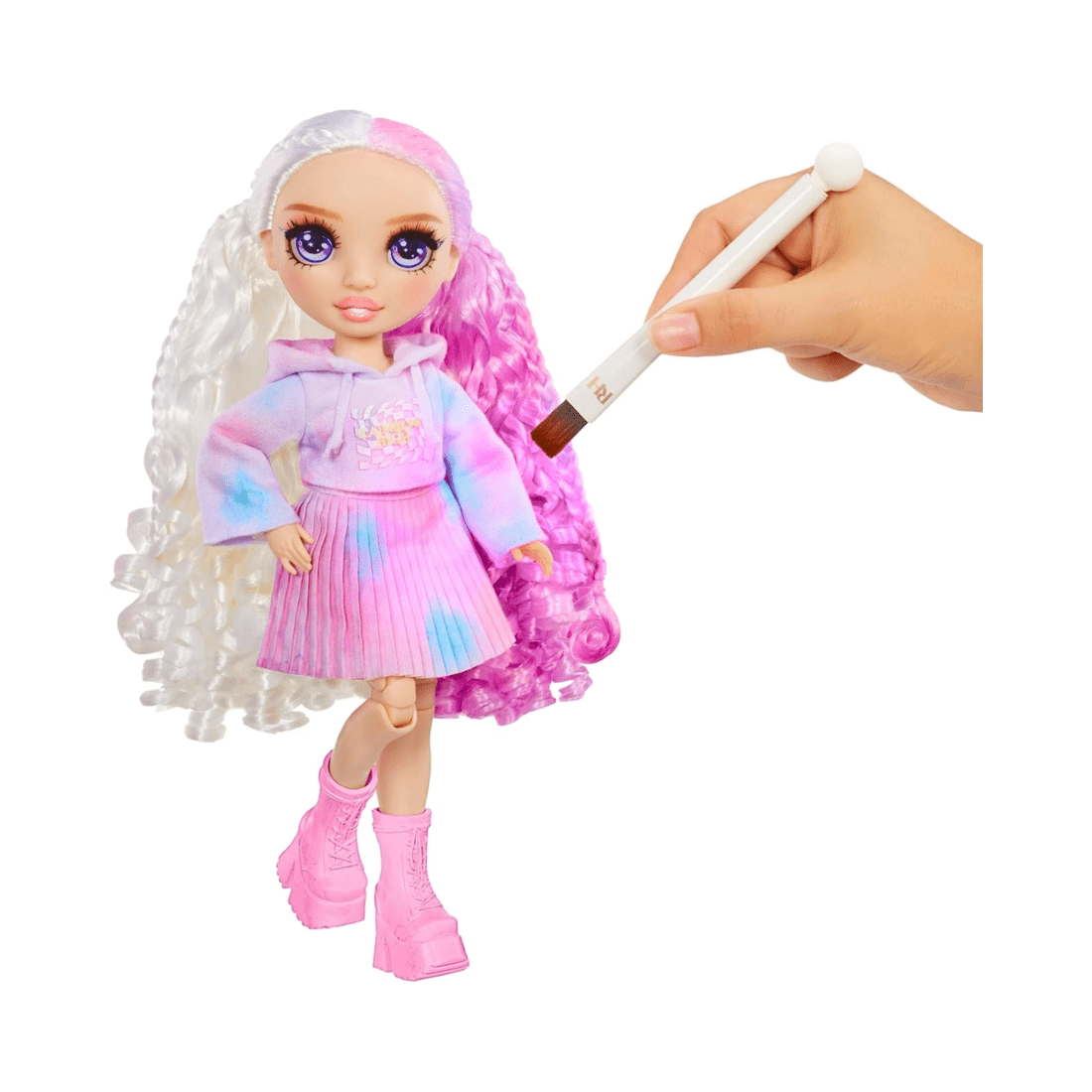 3 MGA Entertainment UK Ltd Rainbow High Watercolor and Create Purple Eyes, 3 of 7