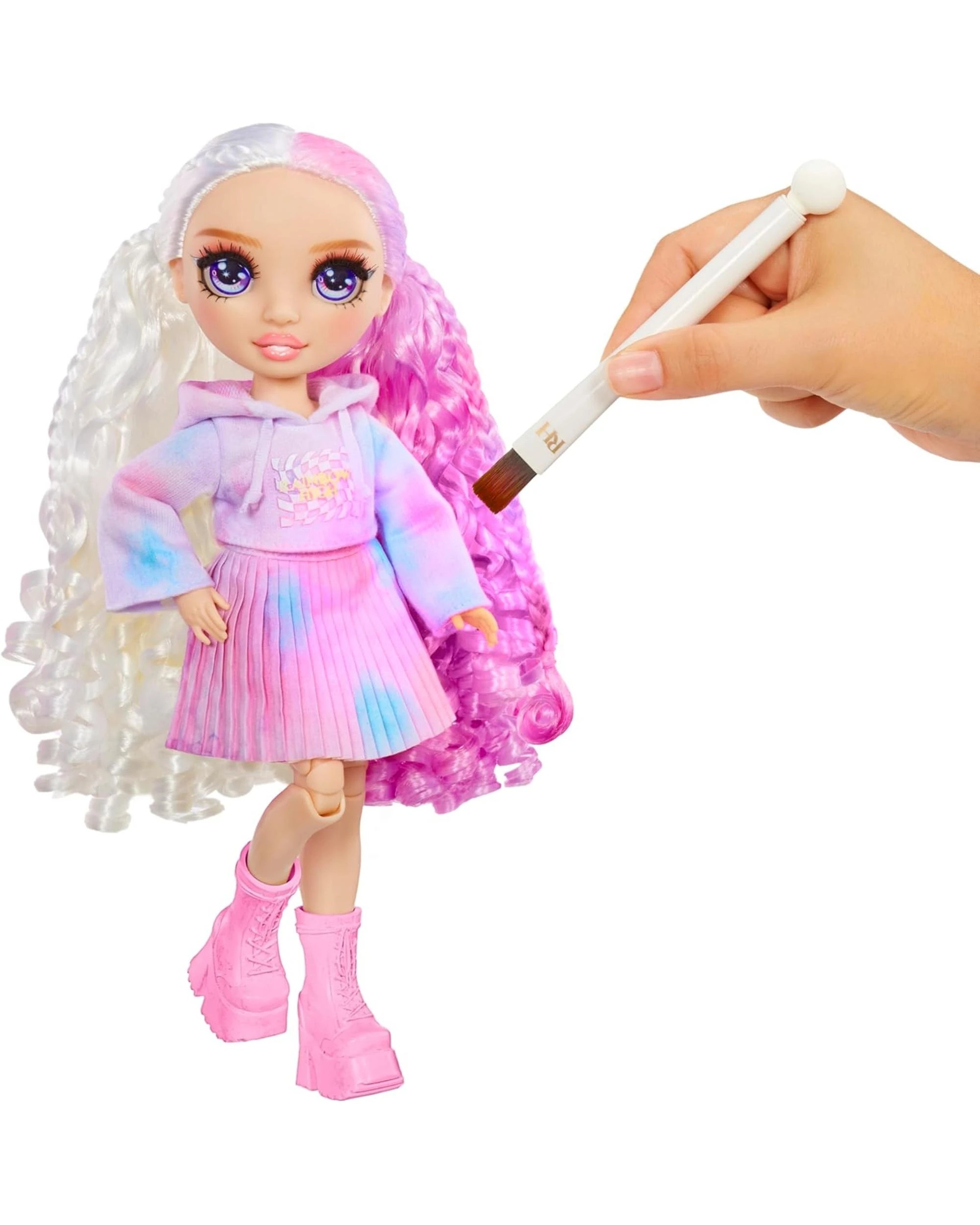 3 Rainbow High Watercolor and Create Purple Eyes, 3 of 7