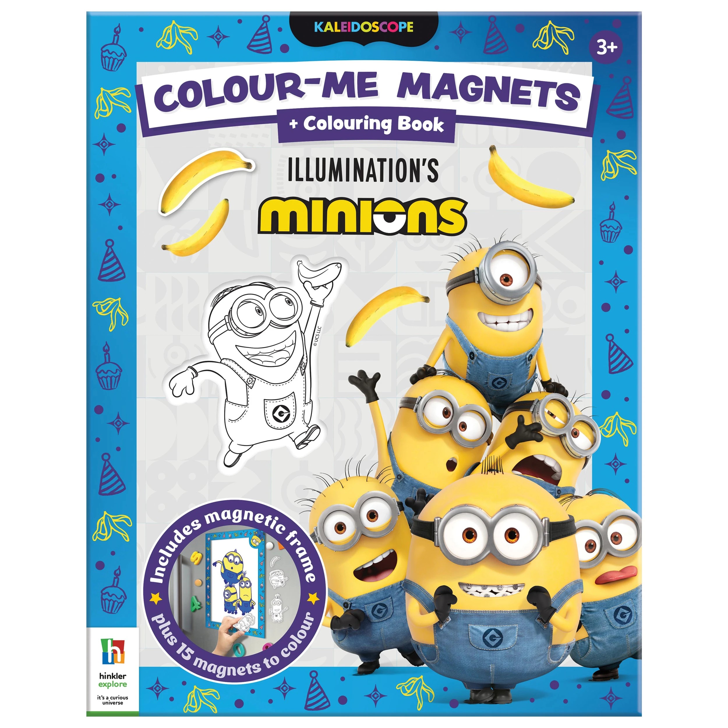 1 Illumination's Minions: Kaleidoscope Colour-Me Magnets Colouring Book, 1 of 5