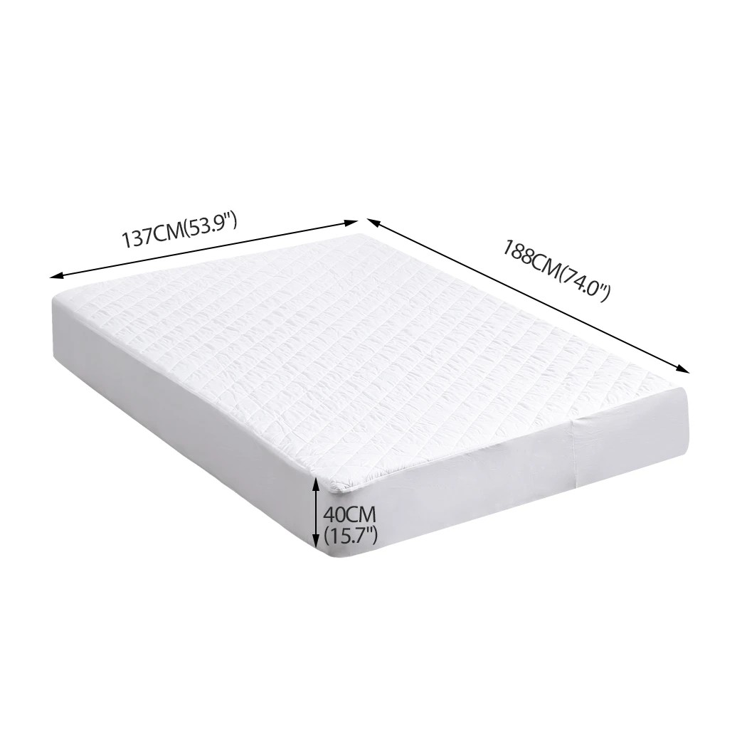 3 Dreamz Fully Fitted Waterproof Microfiber Mattress Protector in Double Size, 3 of 7