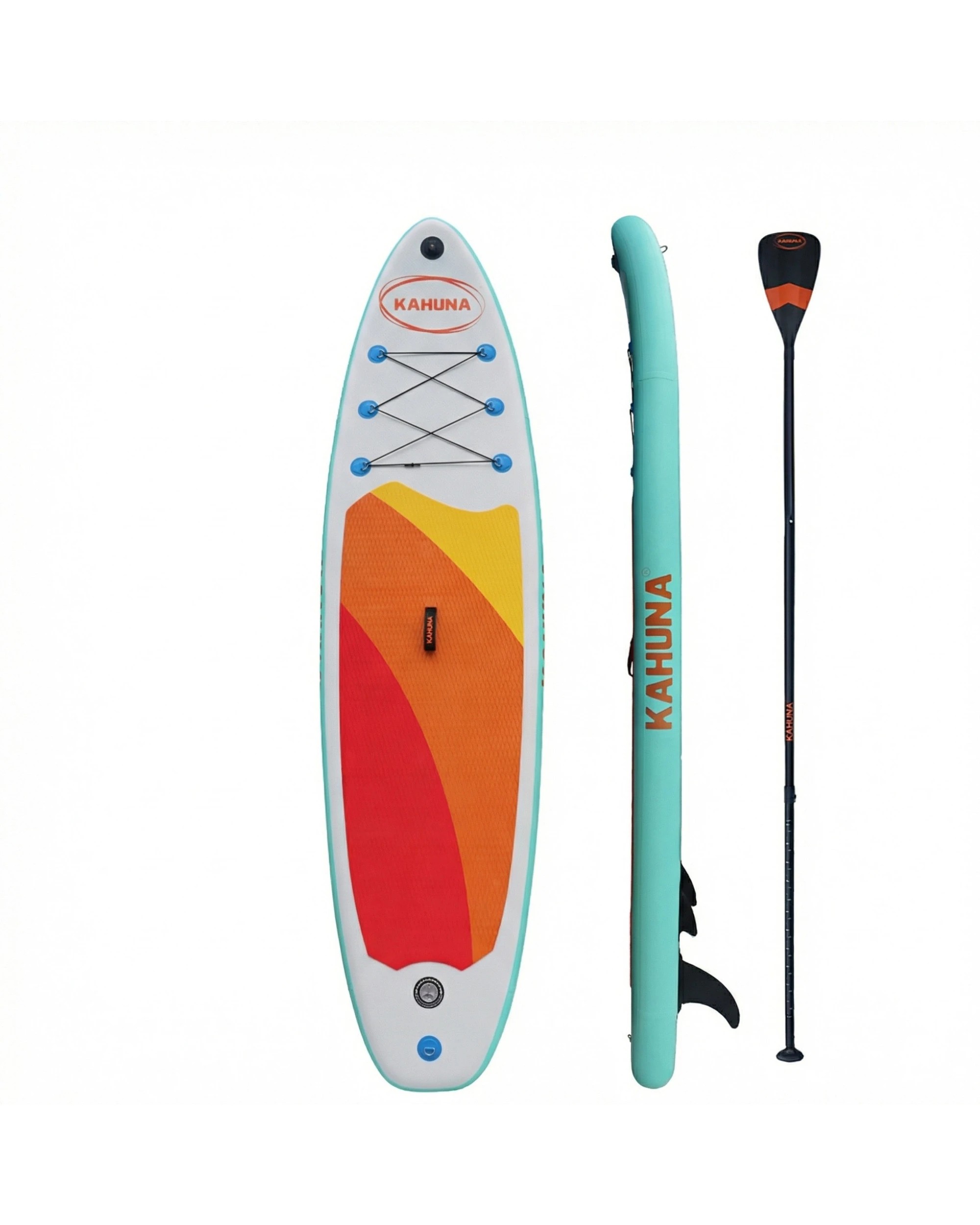 2 Kahuna Hana Inflatable Stand Up Paddle Board 11FT SUP Paddleboard - White, 2 of 10