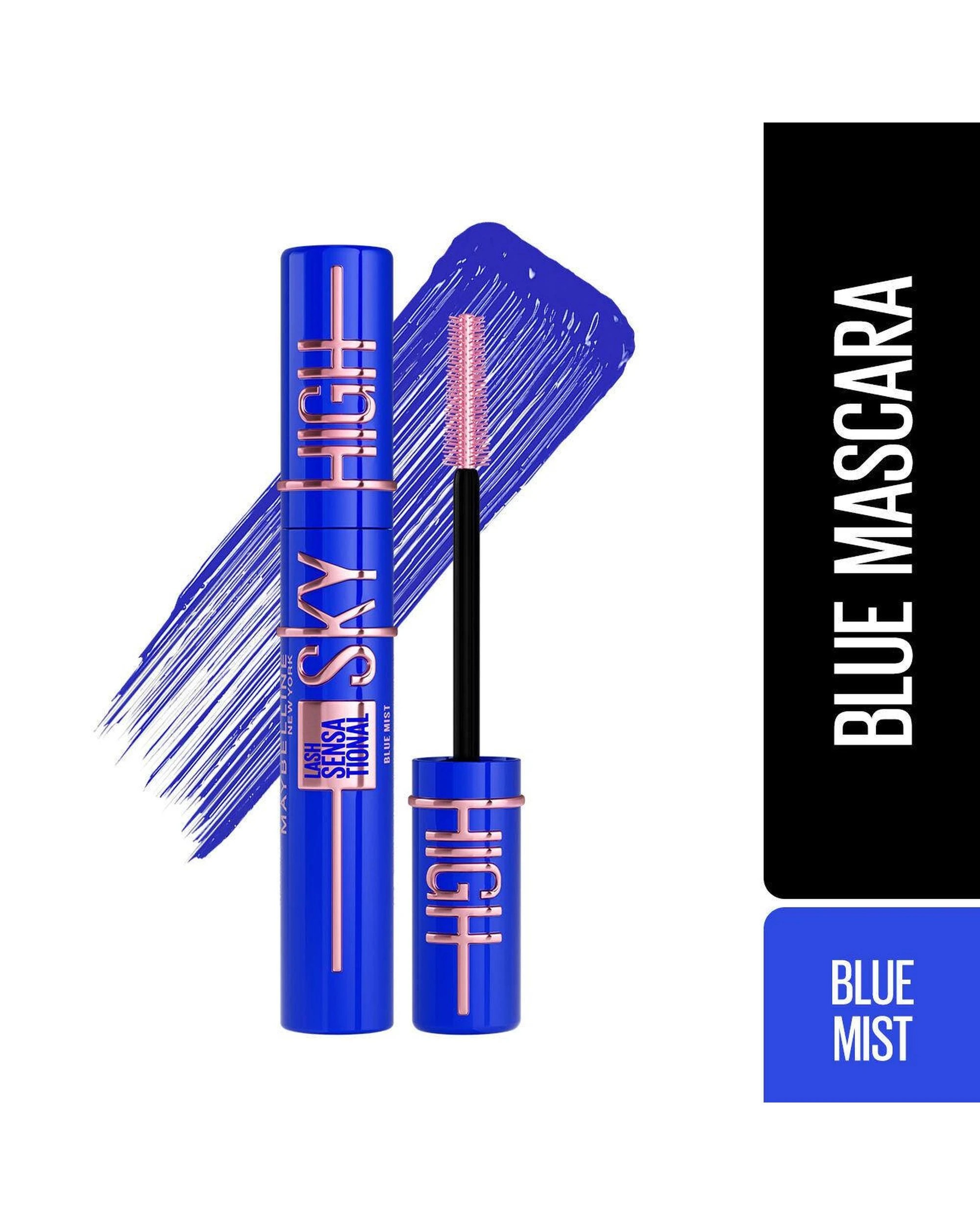 4 3 x Maybelline Sky High Lash Sensational Mascara 7.2mL - 797 Blue Mist - Blue, 4 of 8