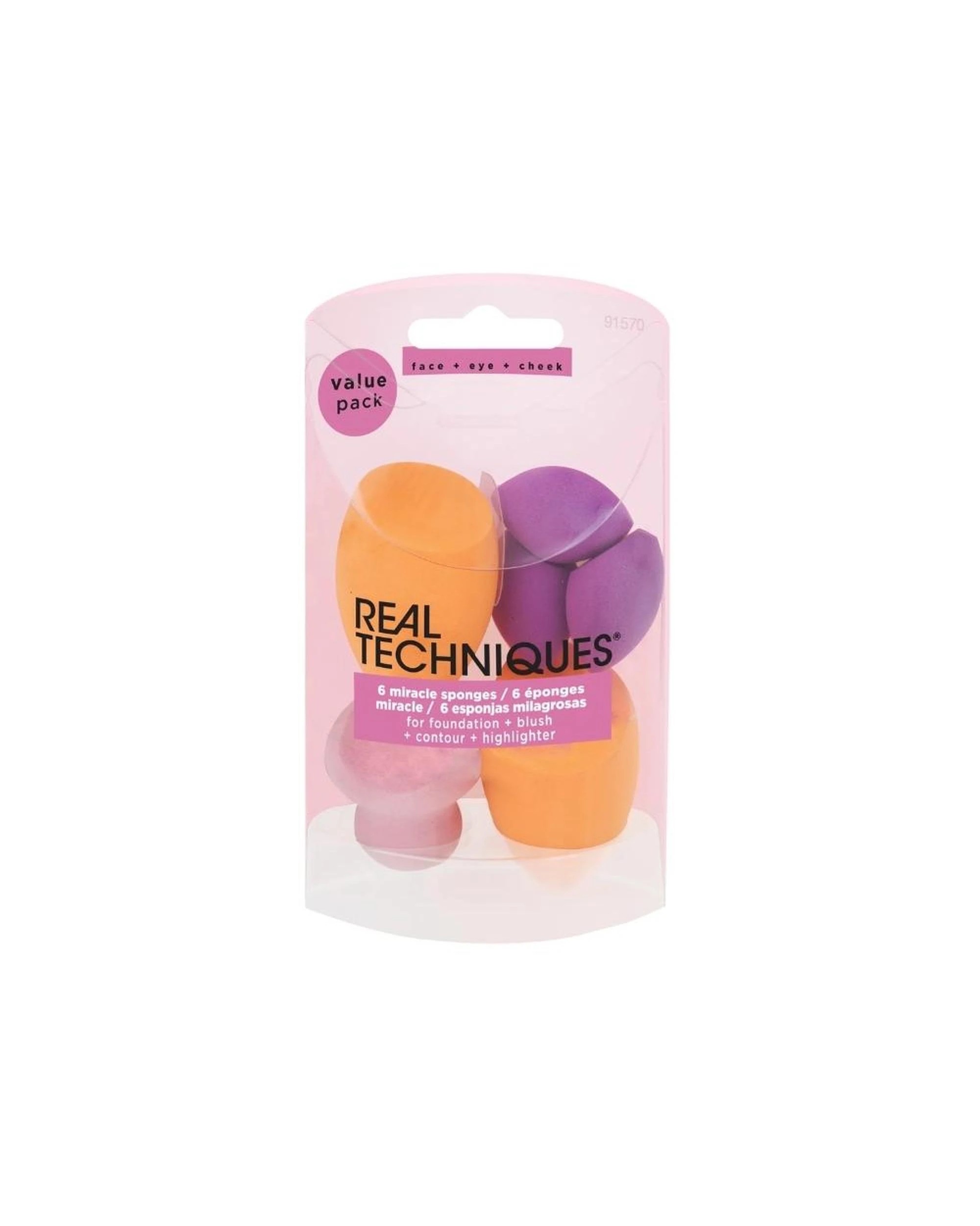 1 Real Techniques Miracle Sponges 6 Piece Set, 1 of 3