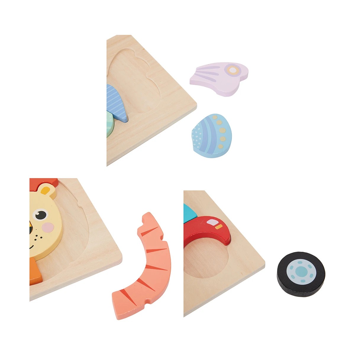 6 Small Block Puzzle - Assorted, 6 of 7