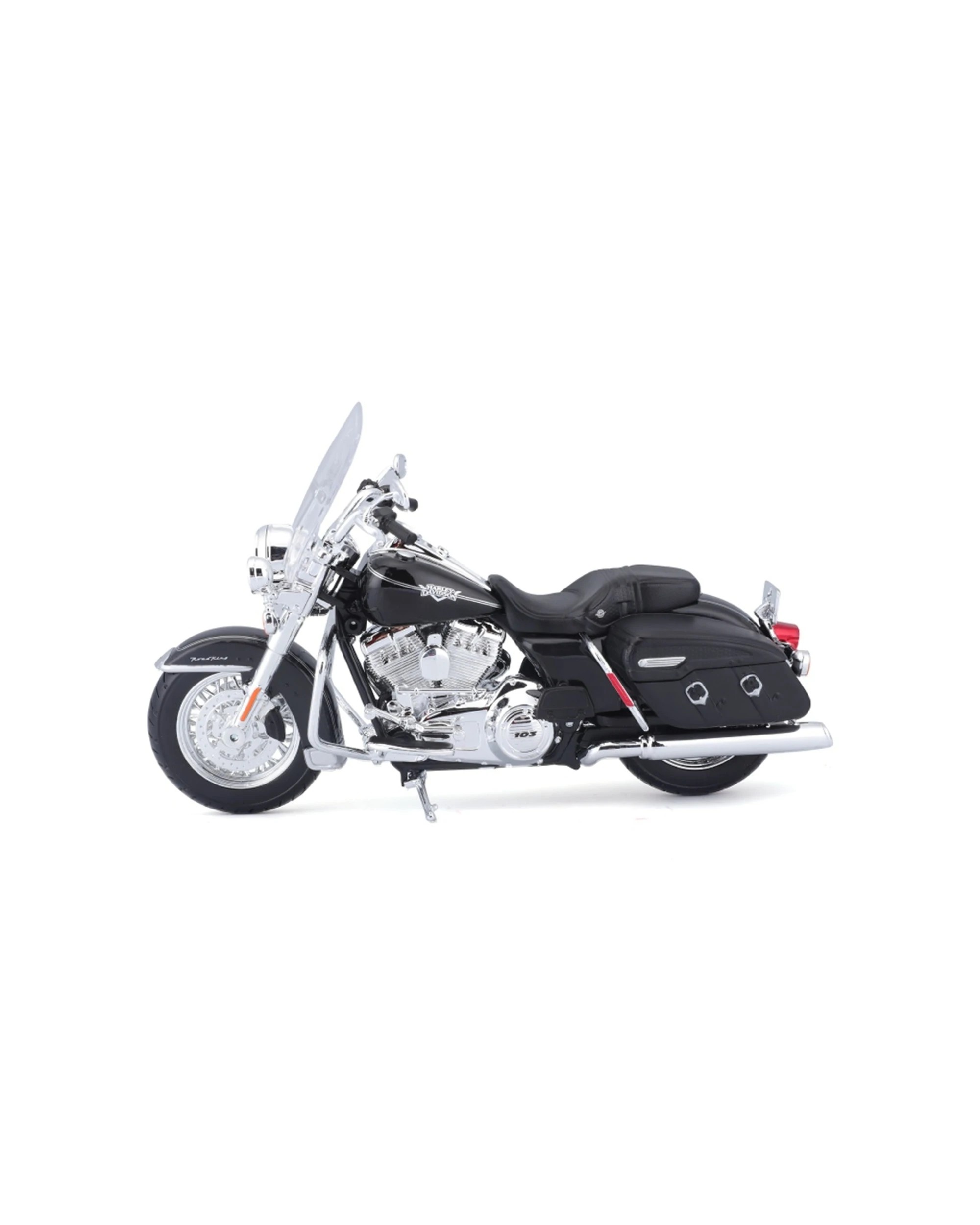 2 Maisto Motorcycle 2013 FLHRC Road King Classic Diecast Model Toy Replica Bike - Black, 2 of 6