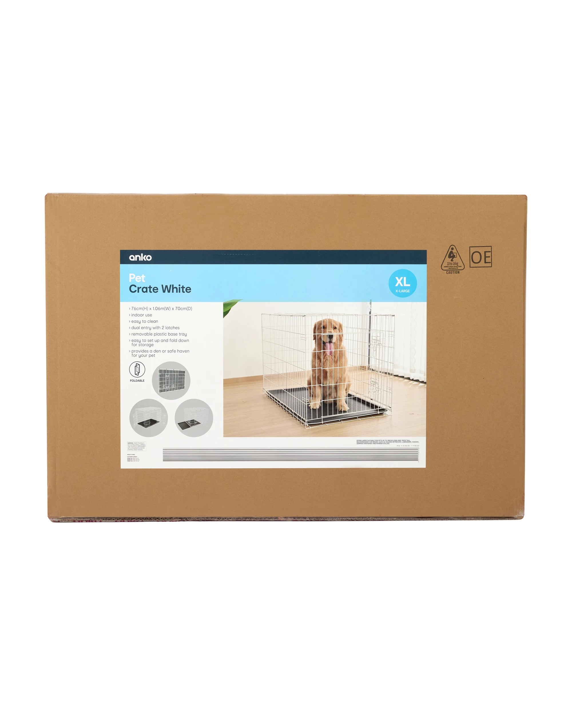 10 Pet Crate - White, Extra Large, 10 of 10