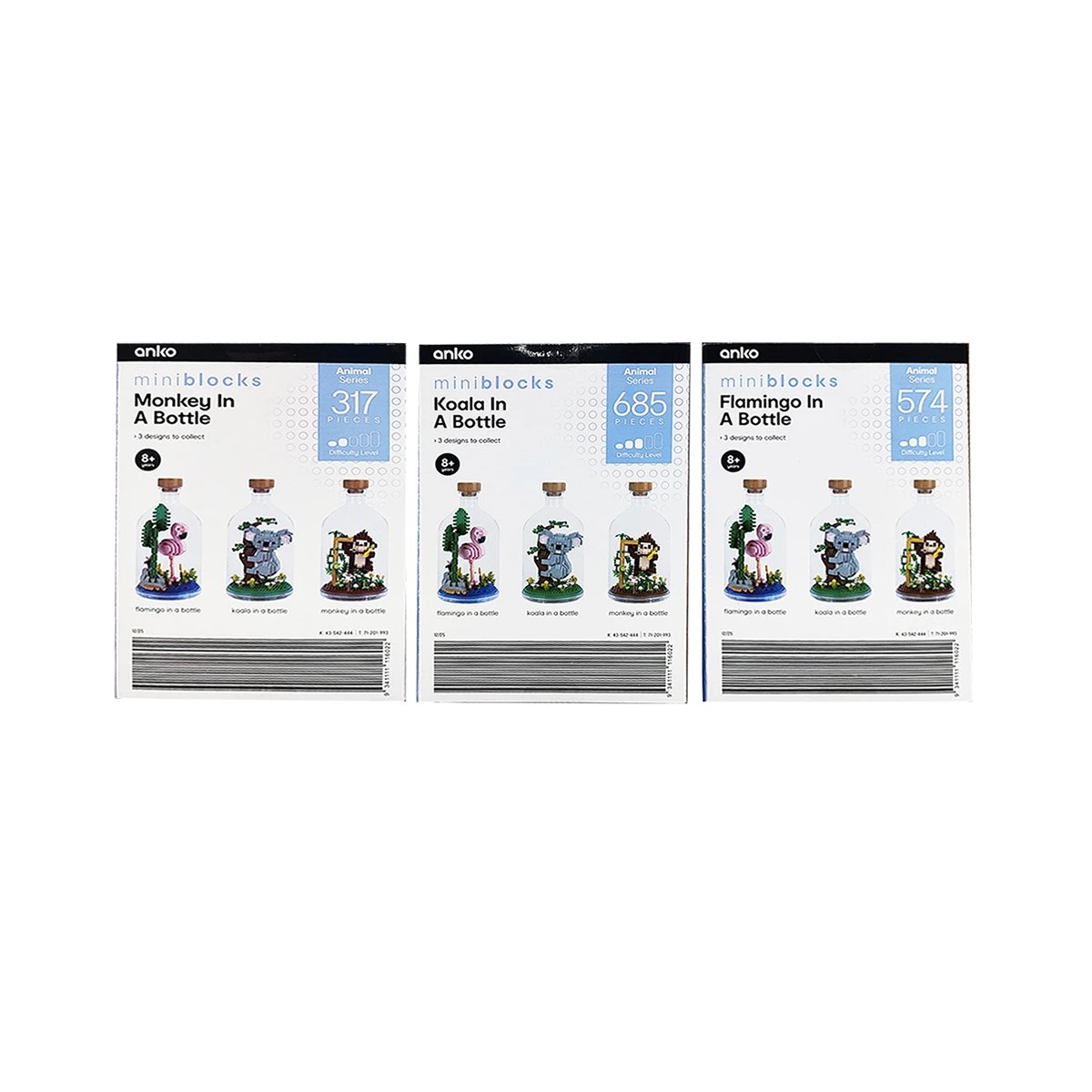 10 Mini Blocks Animal Series - Assorted, 10 of 10