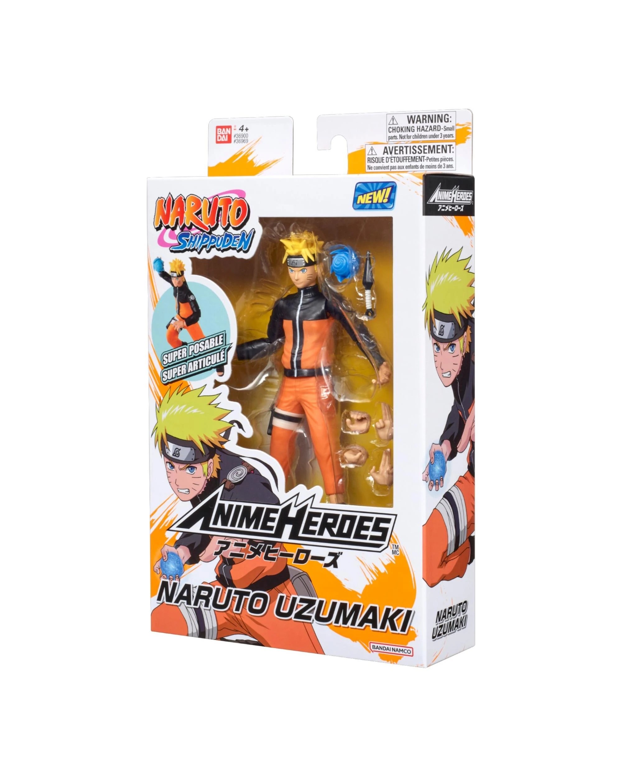 3 Anime Heroes Naruto: Uzumaki Naruto - Renewal Version, 3 of 10