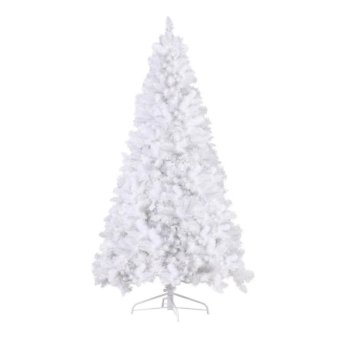 4 Jingle Jollys Christmas Tree 2.1m 500 Led Xmas Tree Decorations 1260 Tips Lush Foliage Sturdy Stand - White, 4 of 7