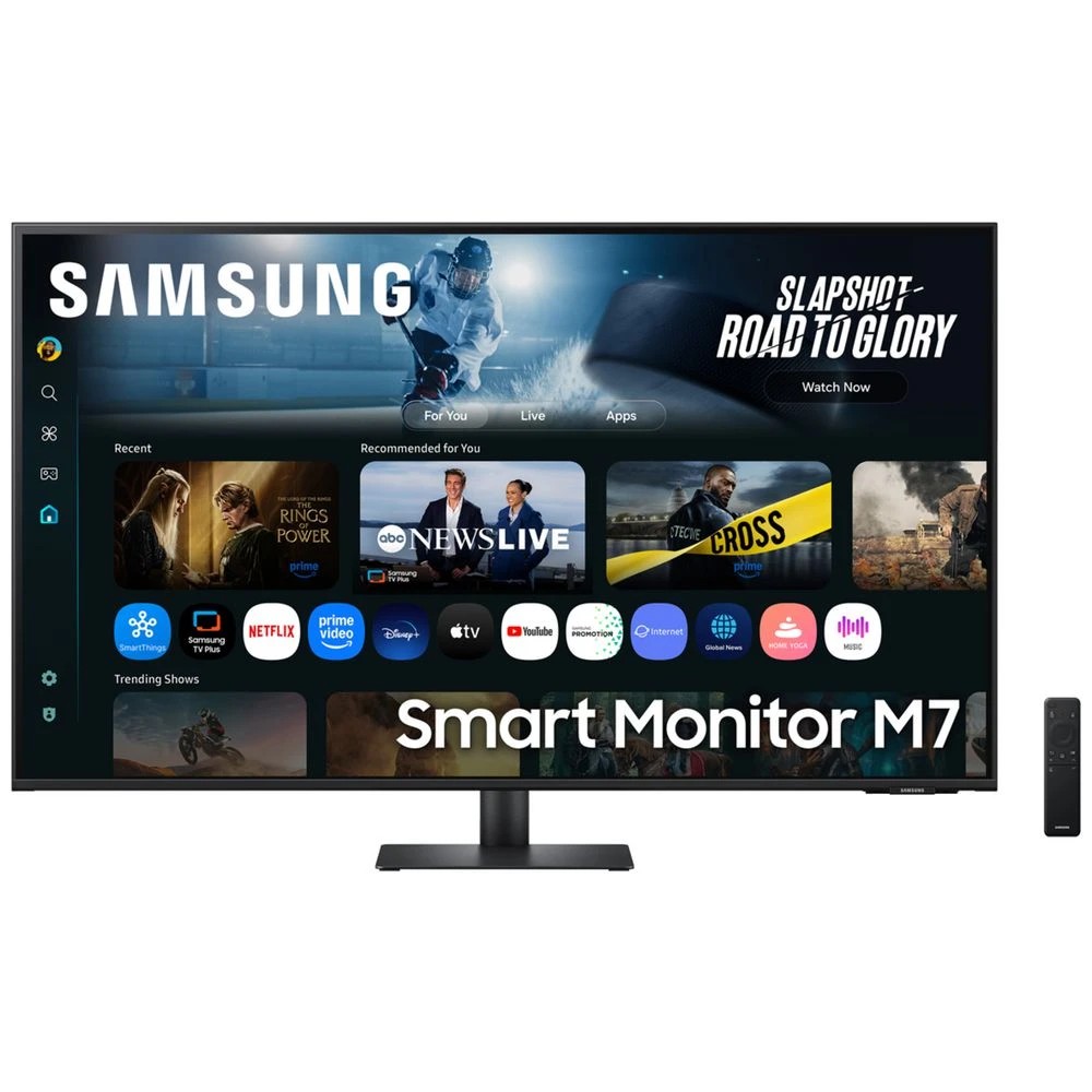1 Samsung M7 43" 4K UHD USB-C 65W PD Smart Monitor M70F, 1 of 9