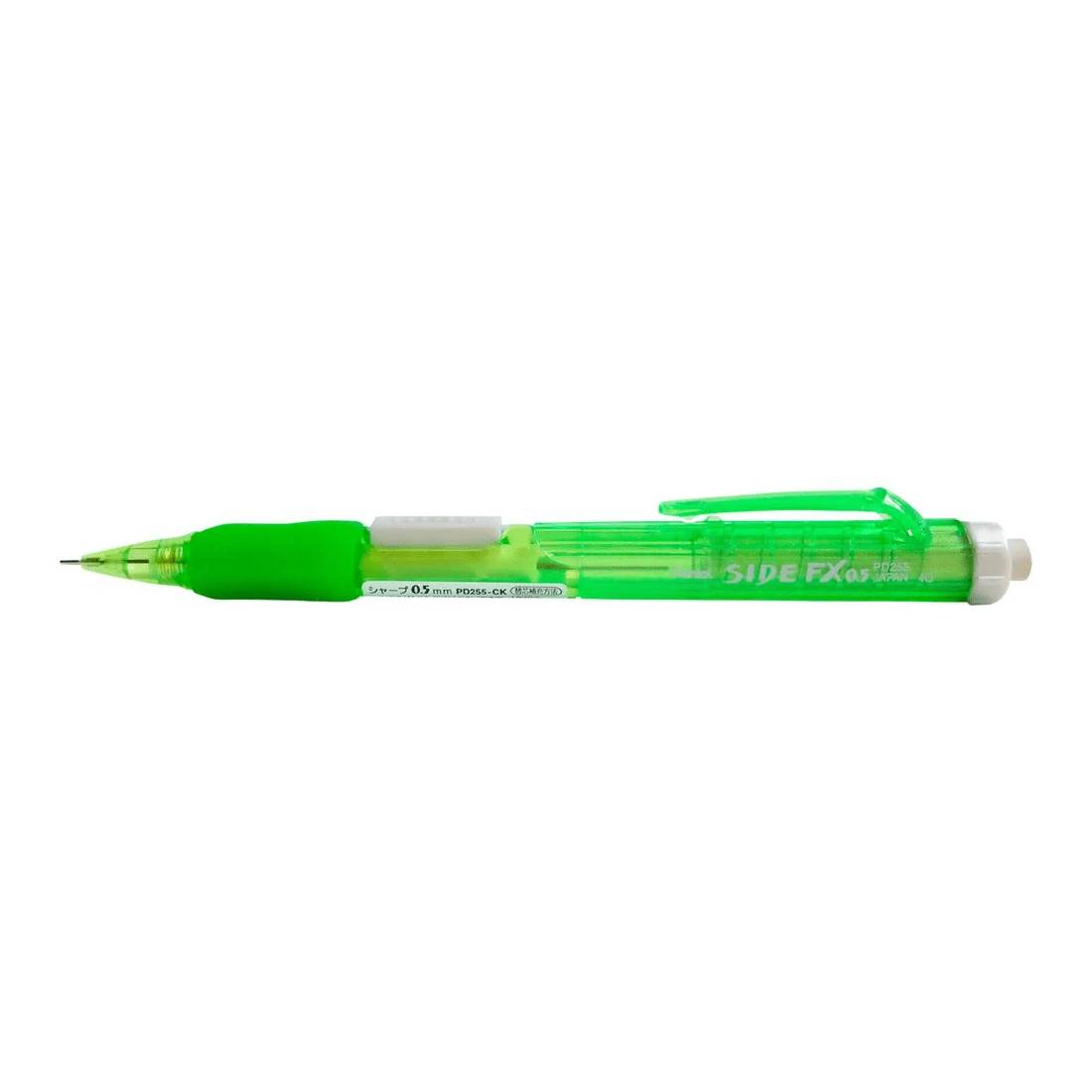 1 Pentel Side FX PD255 Mechanical Pencil 0.5mm Light Green, 1 of 1