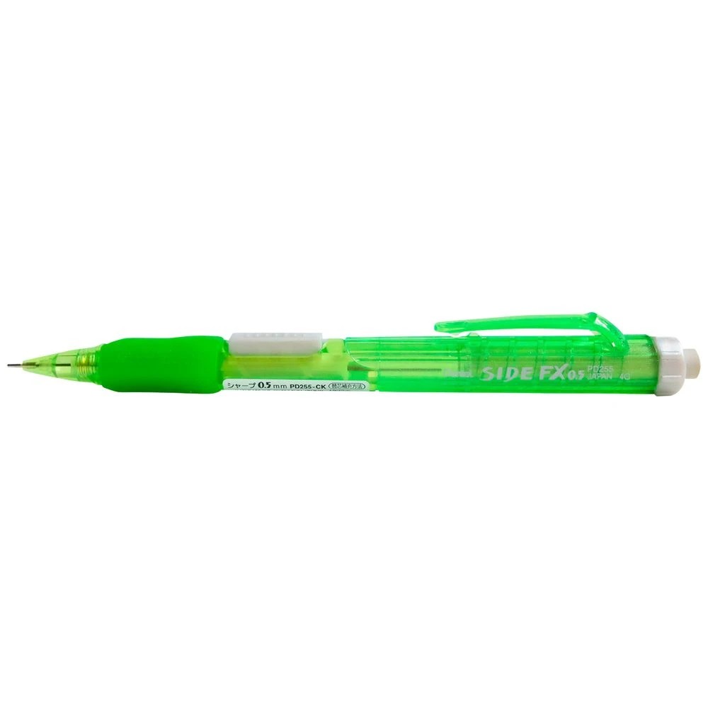 1 Pentel Side FX PD255 Mechanical Pencil 0.5mm Light Green, 1 of 1