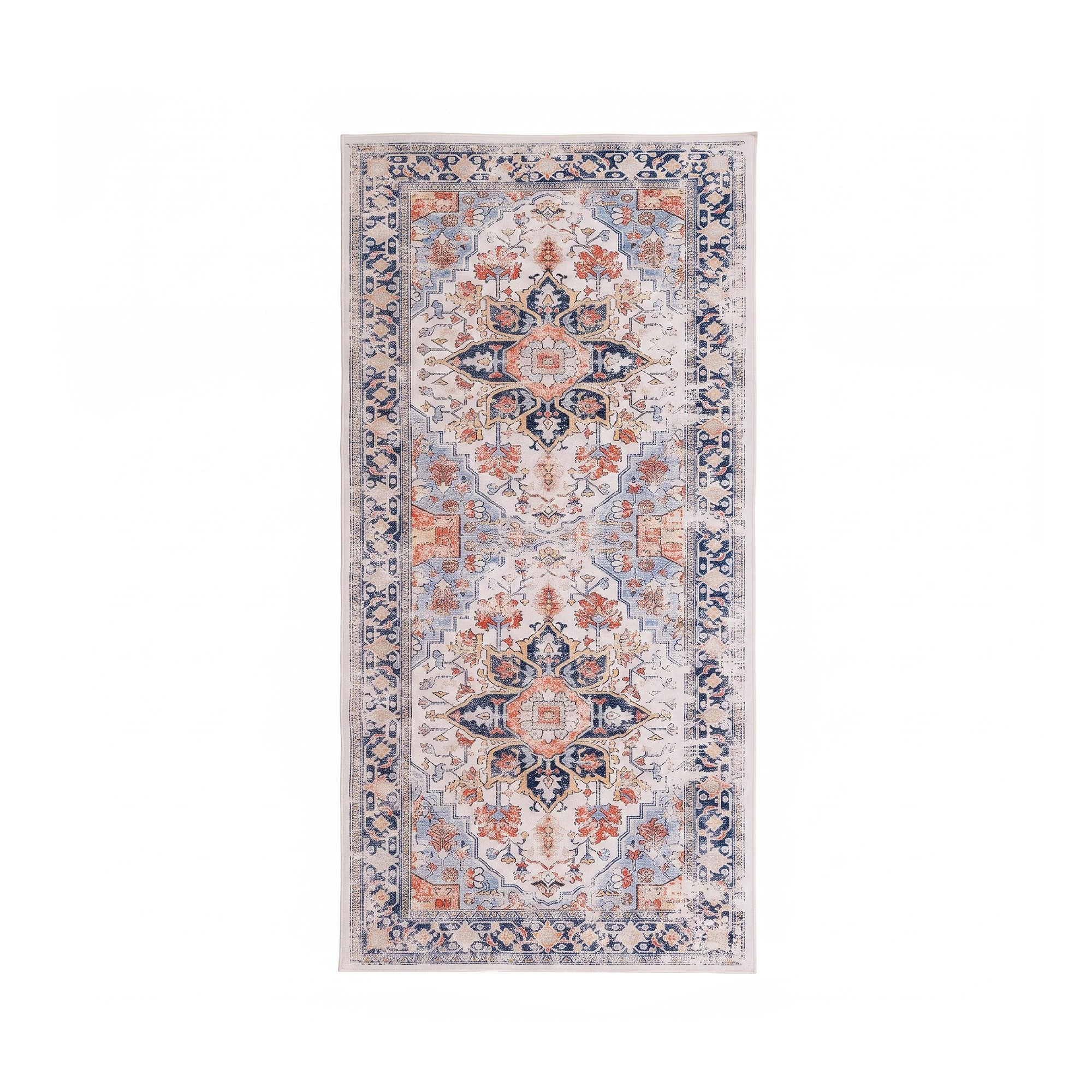 3 Artiss 60 x 120 cm Hallway Runner Rugs for Living Room 0.5cm Washable Non-Slip - Orange, 3 of 10